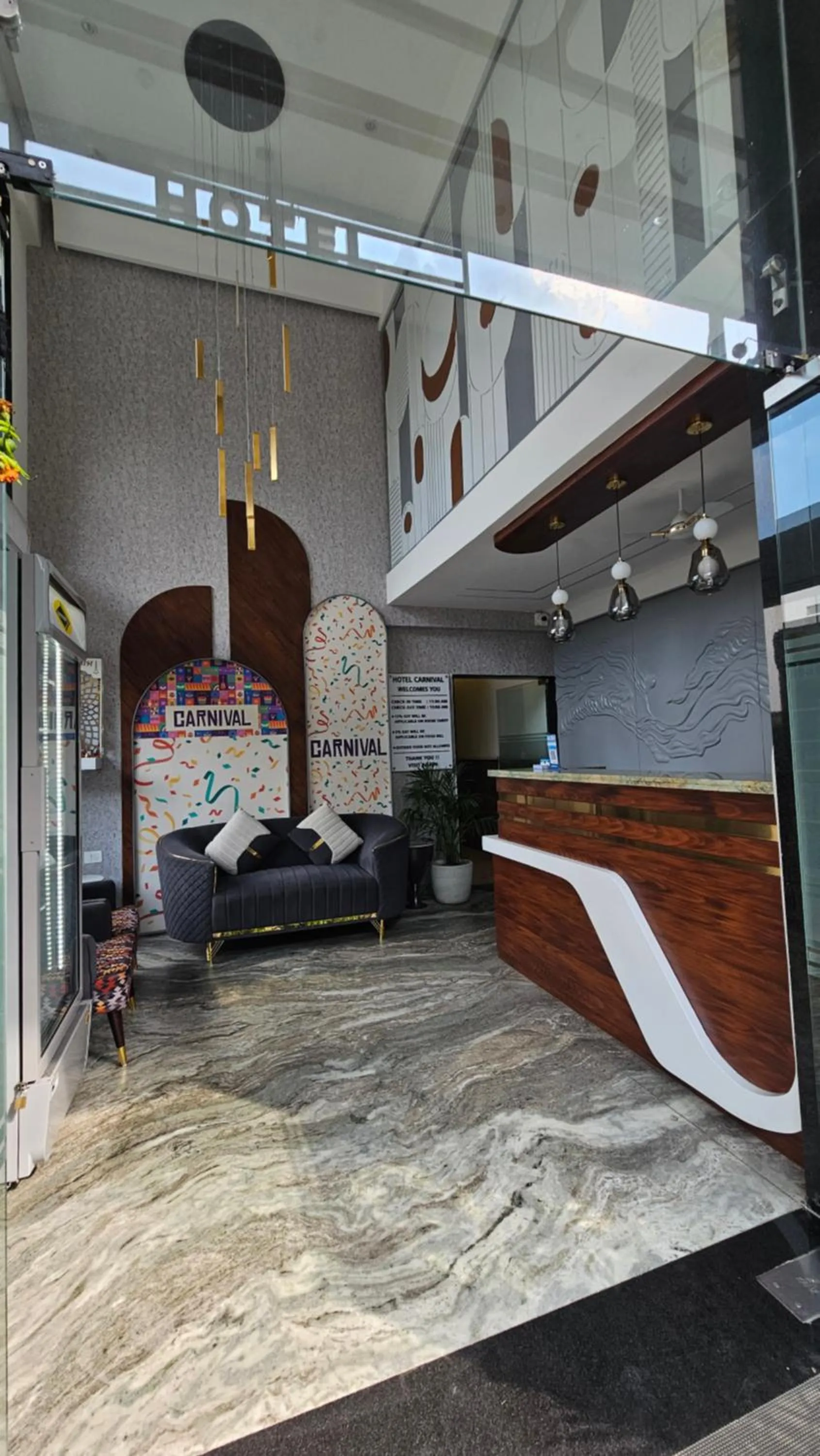 Lobby or reception in Hotel Carnival , Vijay Nagar Indore