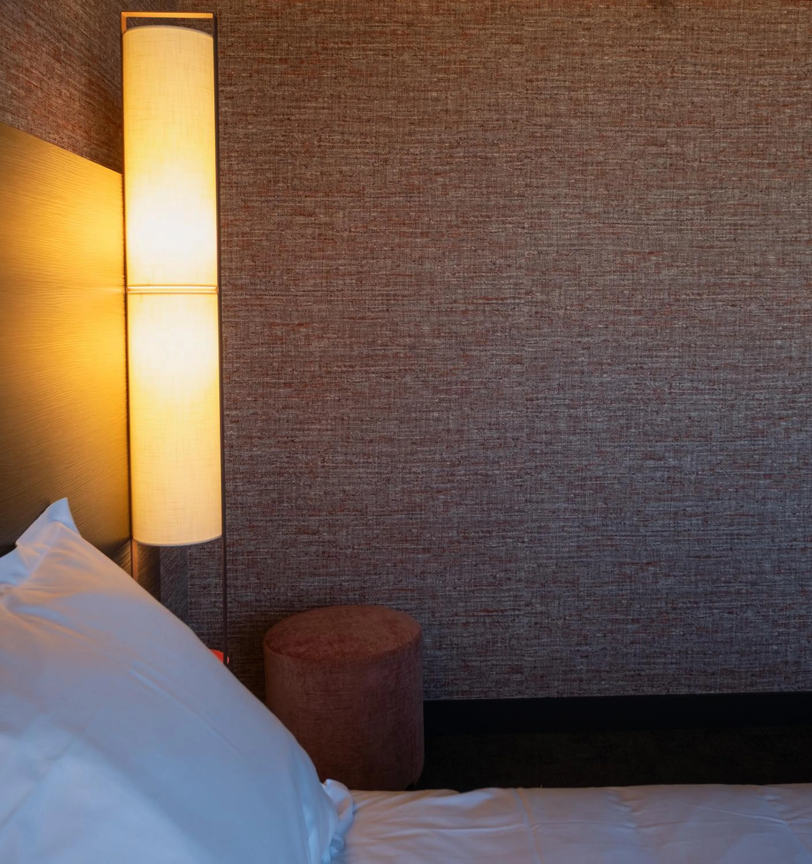 Decorative detail, Bed in Hotel Oceania Lyon