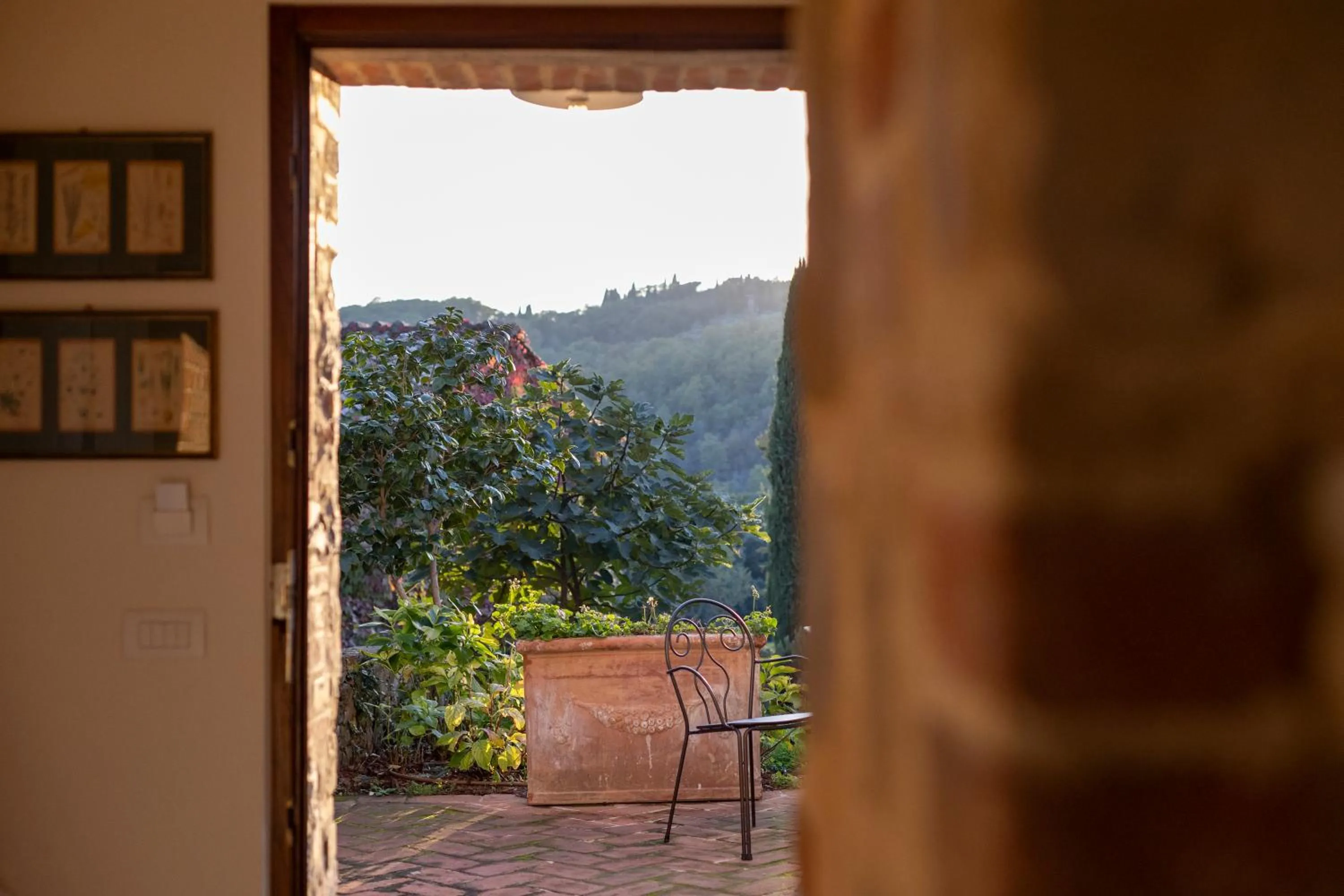 Patio in Wine Resort Dievole