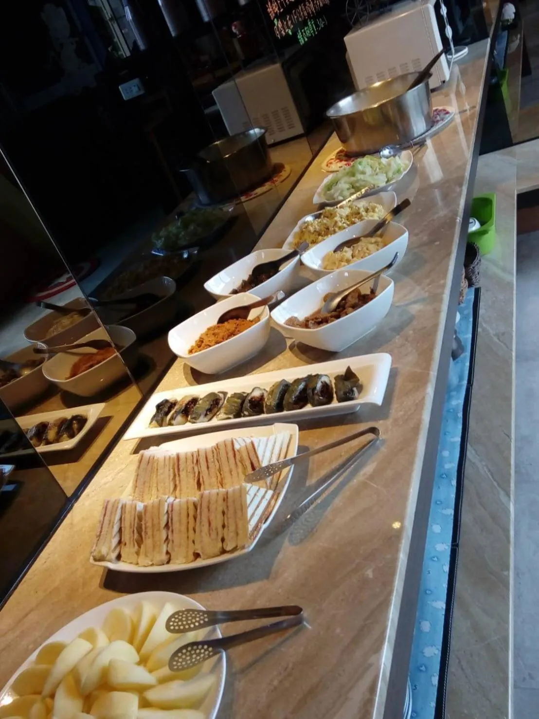 Asian breakfast in Minsuku B&B