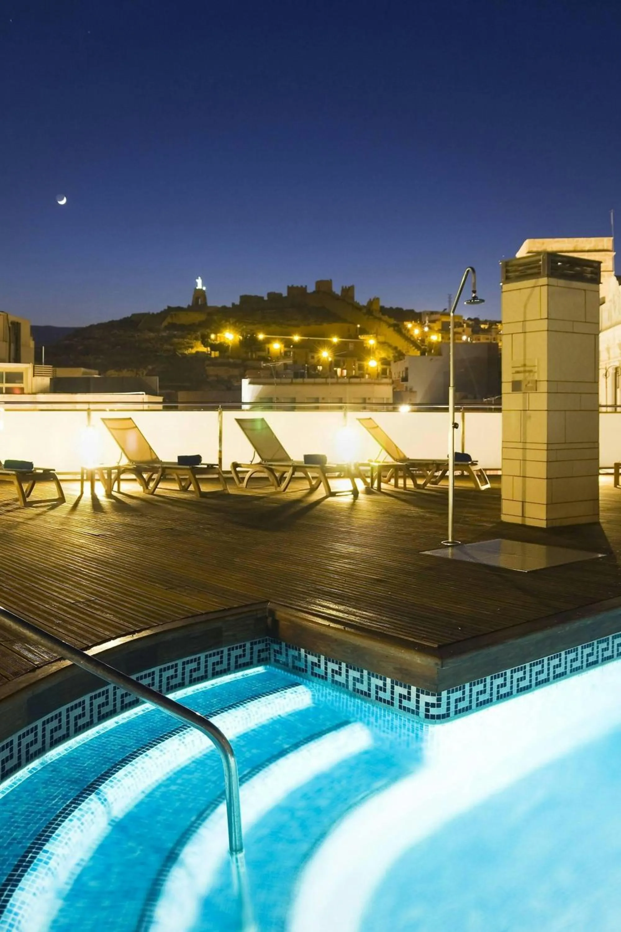Swimming pool in AC Hotel Almería by Marriott
