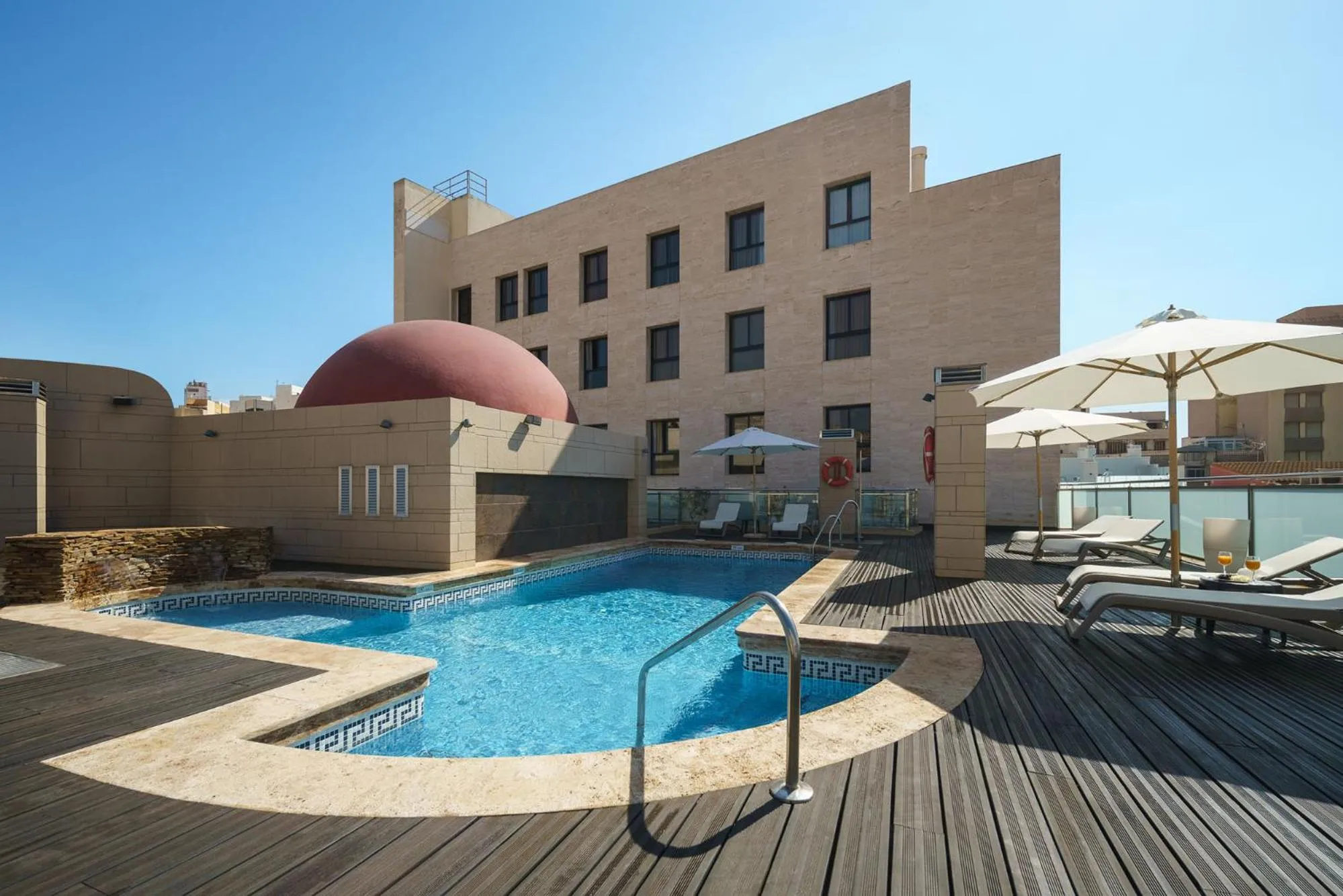 Swimming pool in Exe Almería Centro