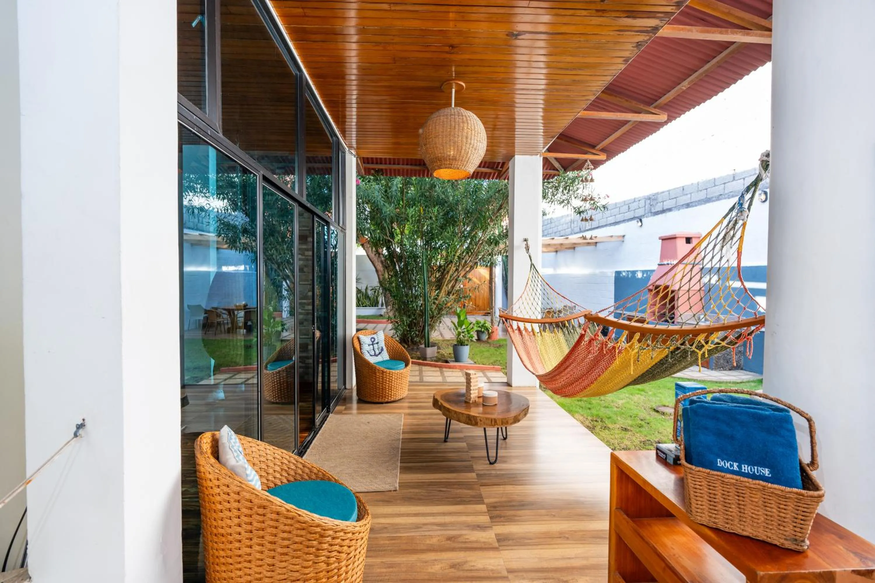 Patio in El Barranco Galapagos