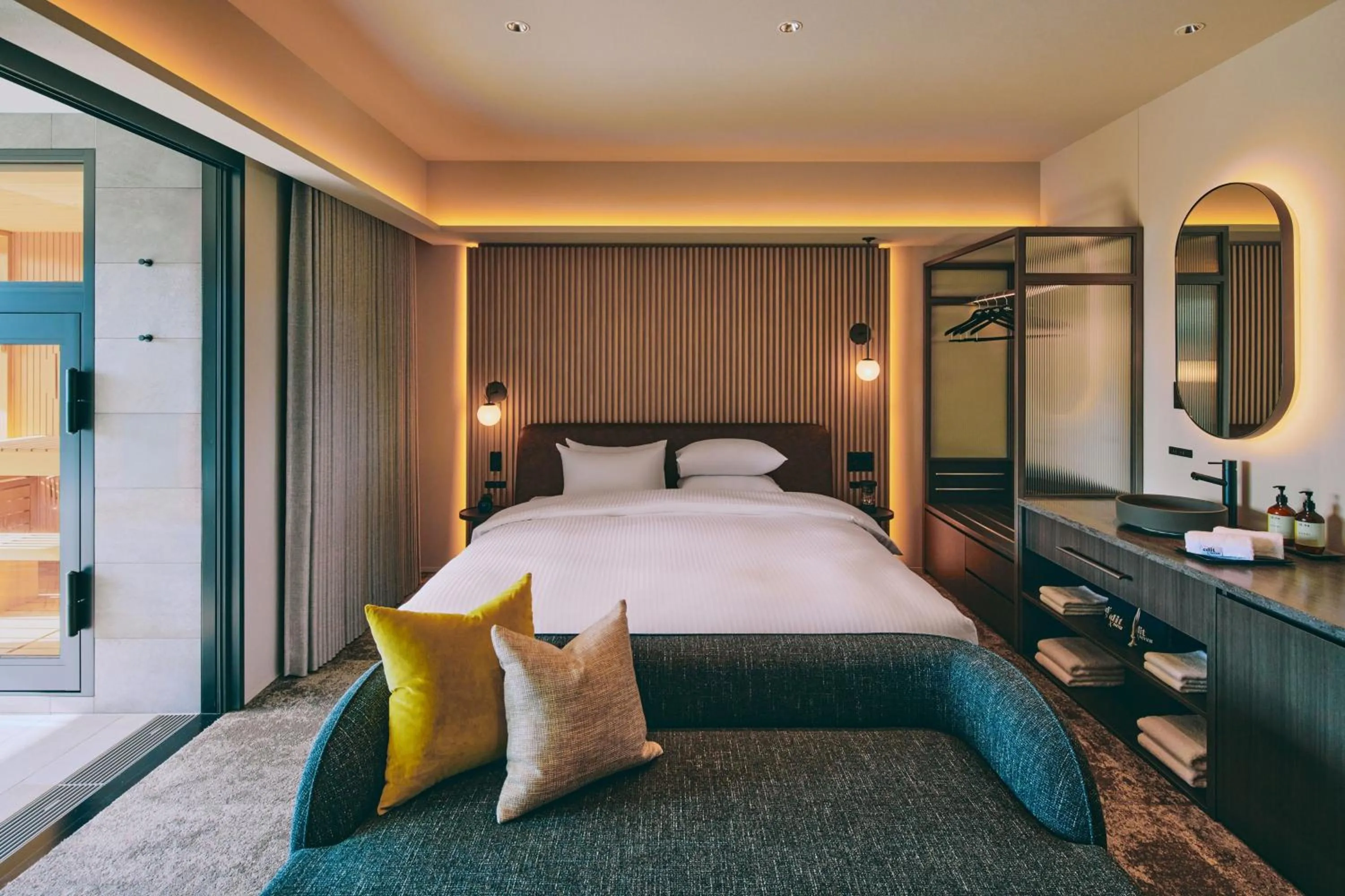 Bedroom, Bed in edit x seven FUJI GOTEMBA