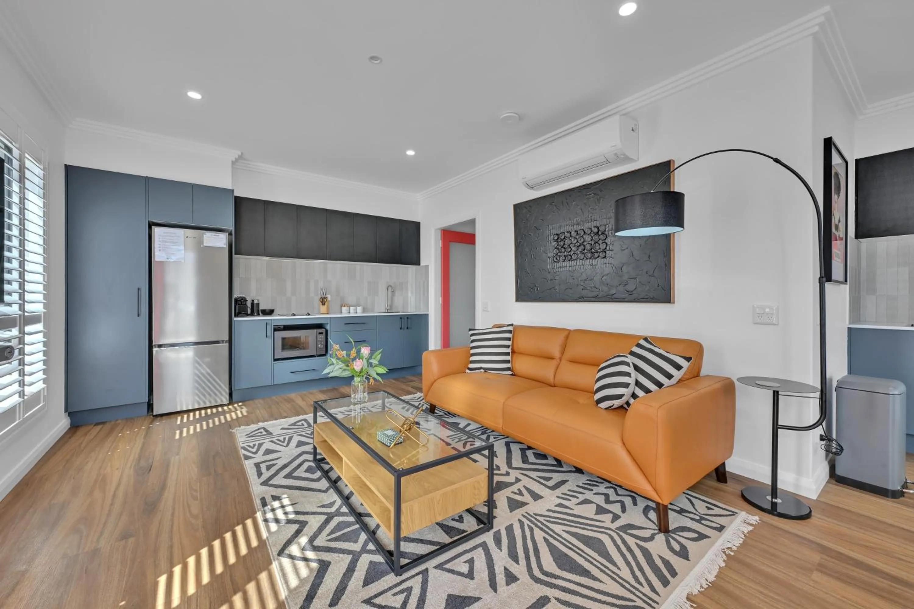 Living room in The Mac