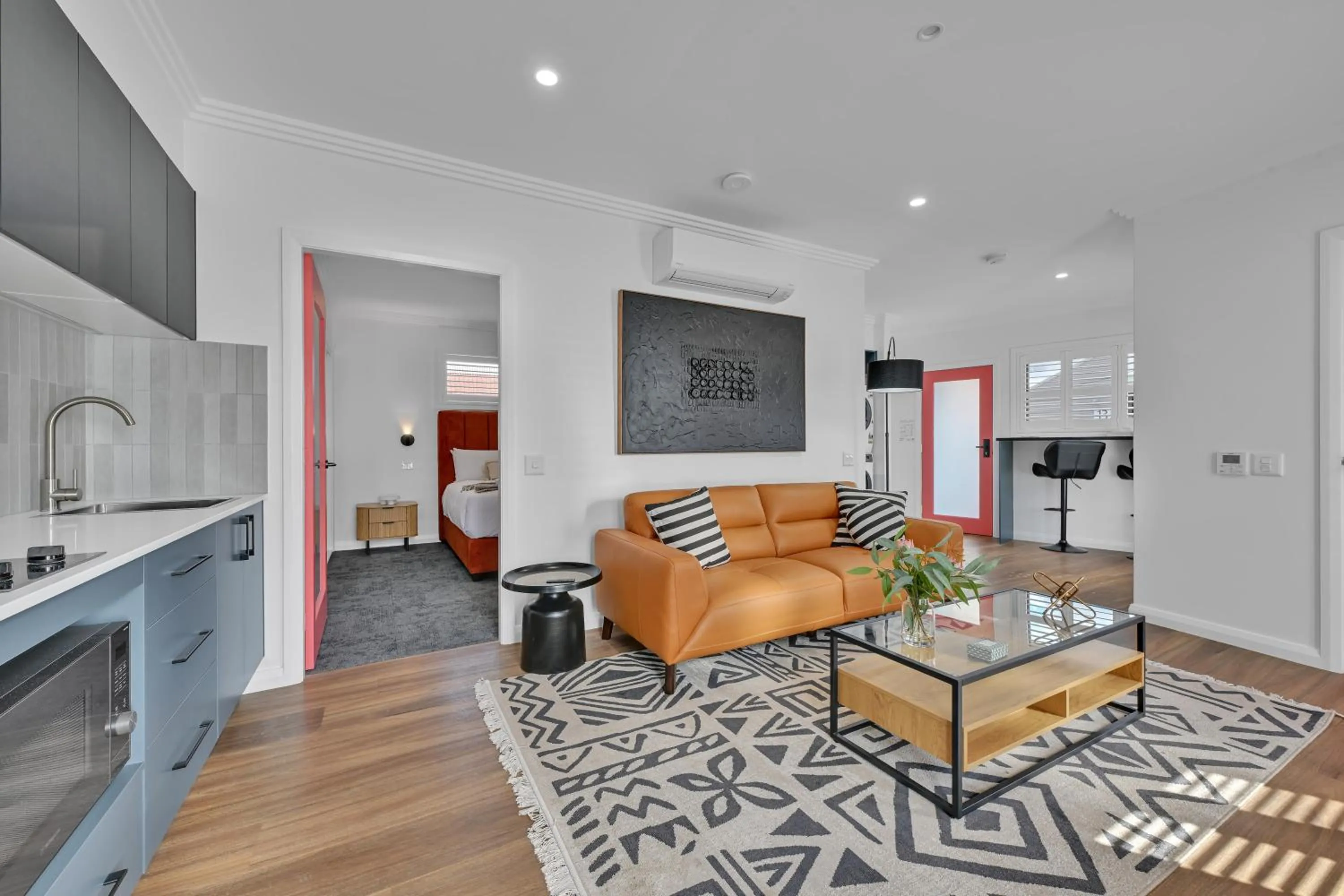 Living room in The Mac