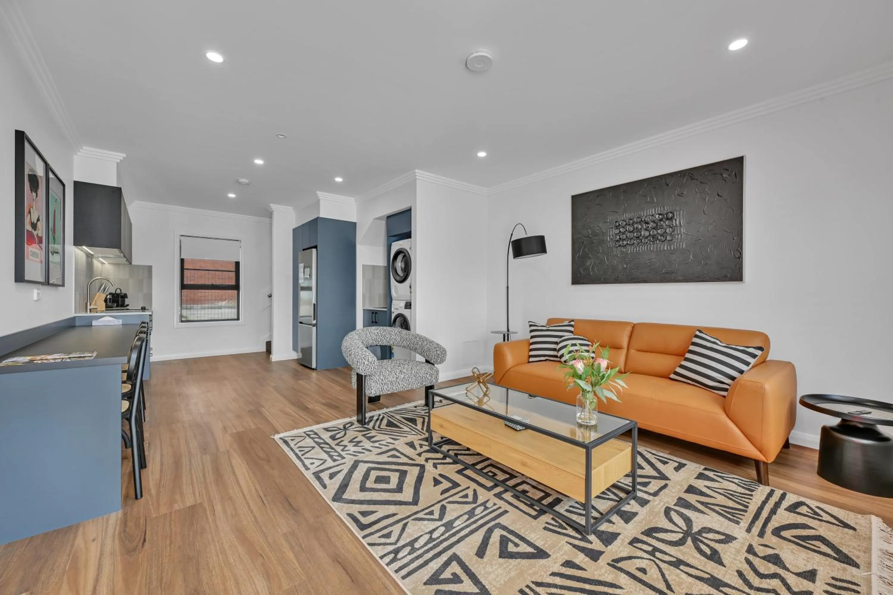 Living room in The Mac