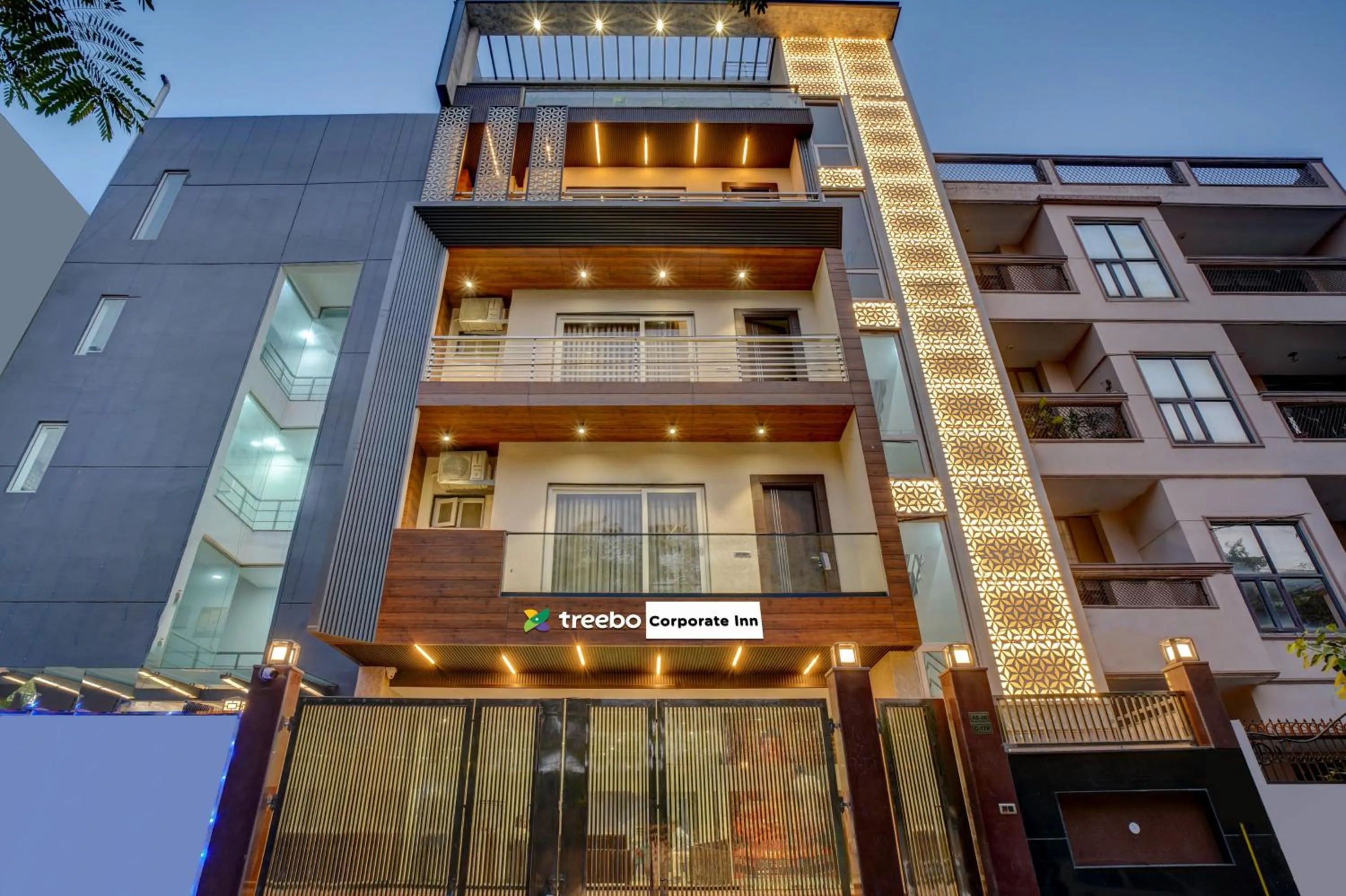 Property building in Treebo Corporate Inn