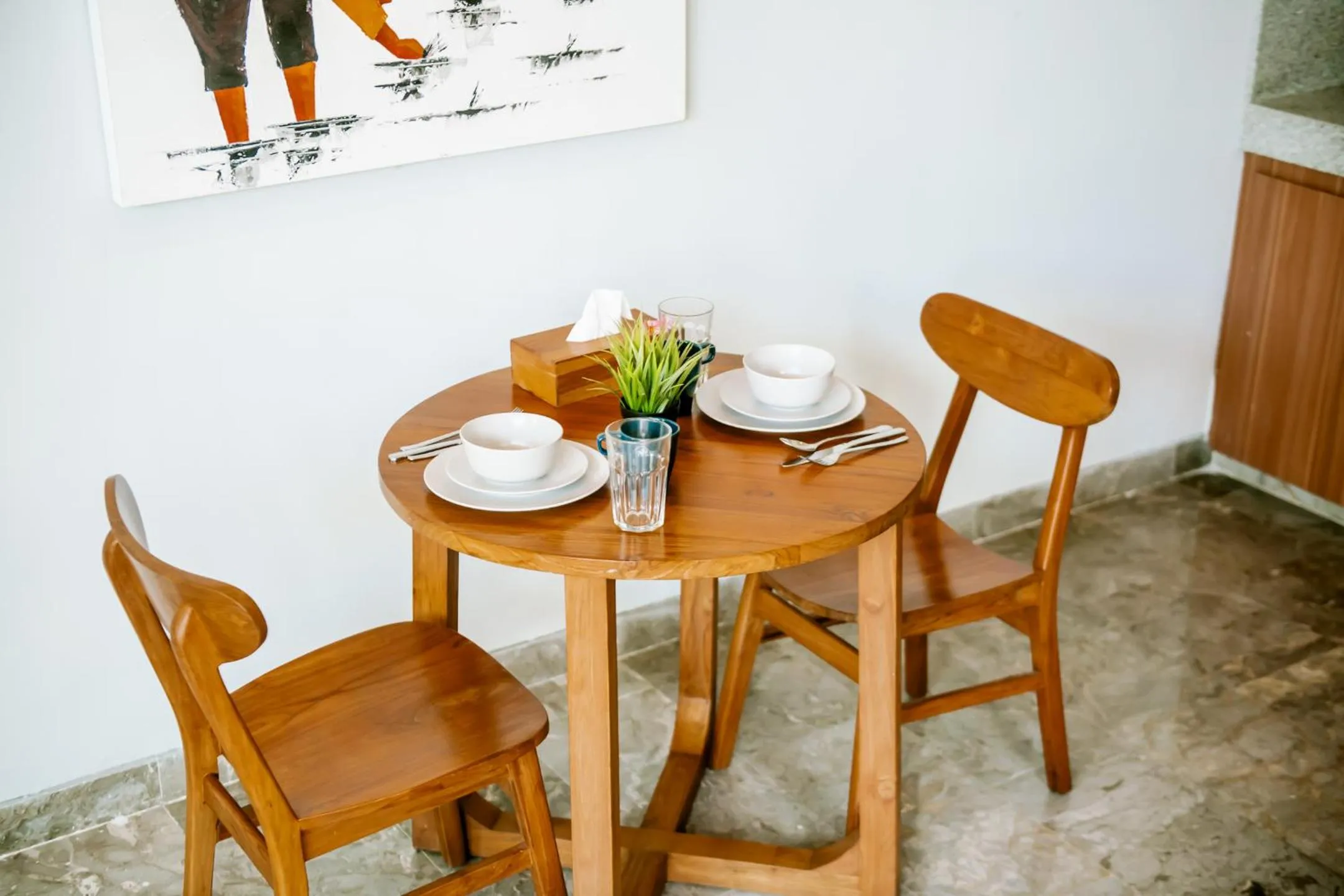 Dining area in Prema Ubud Villas
