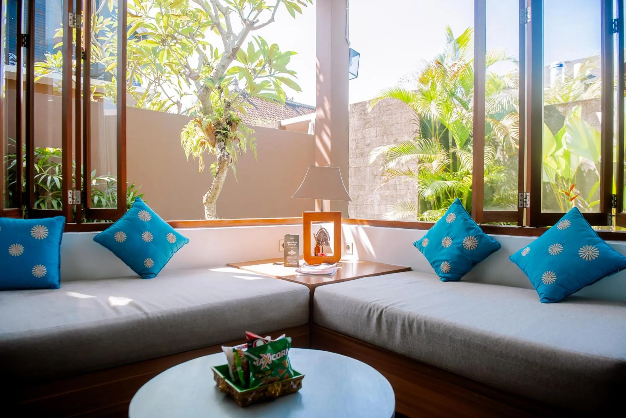 Living room, Bed in Prema Ubud Villas