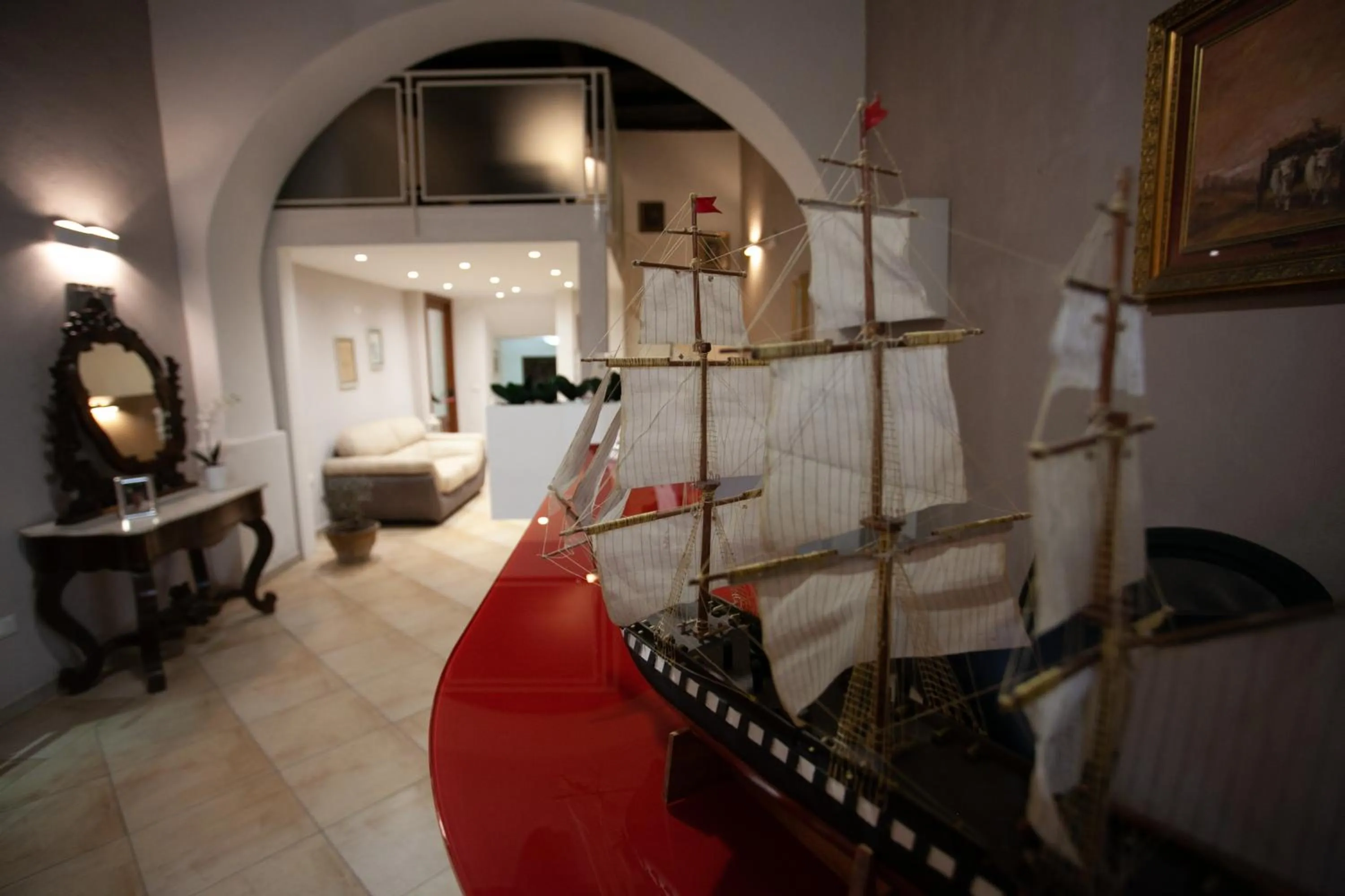 Lobby or reception in Le Due Sicilie