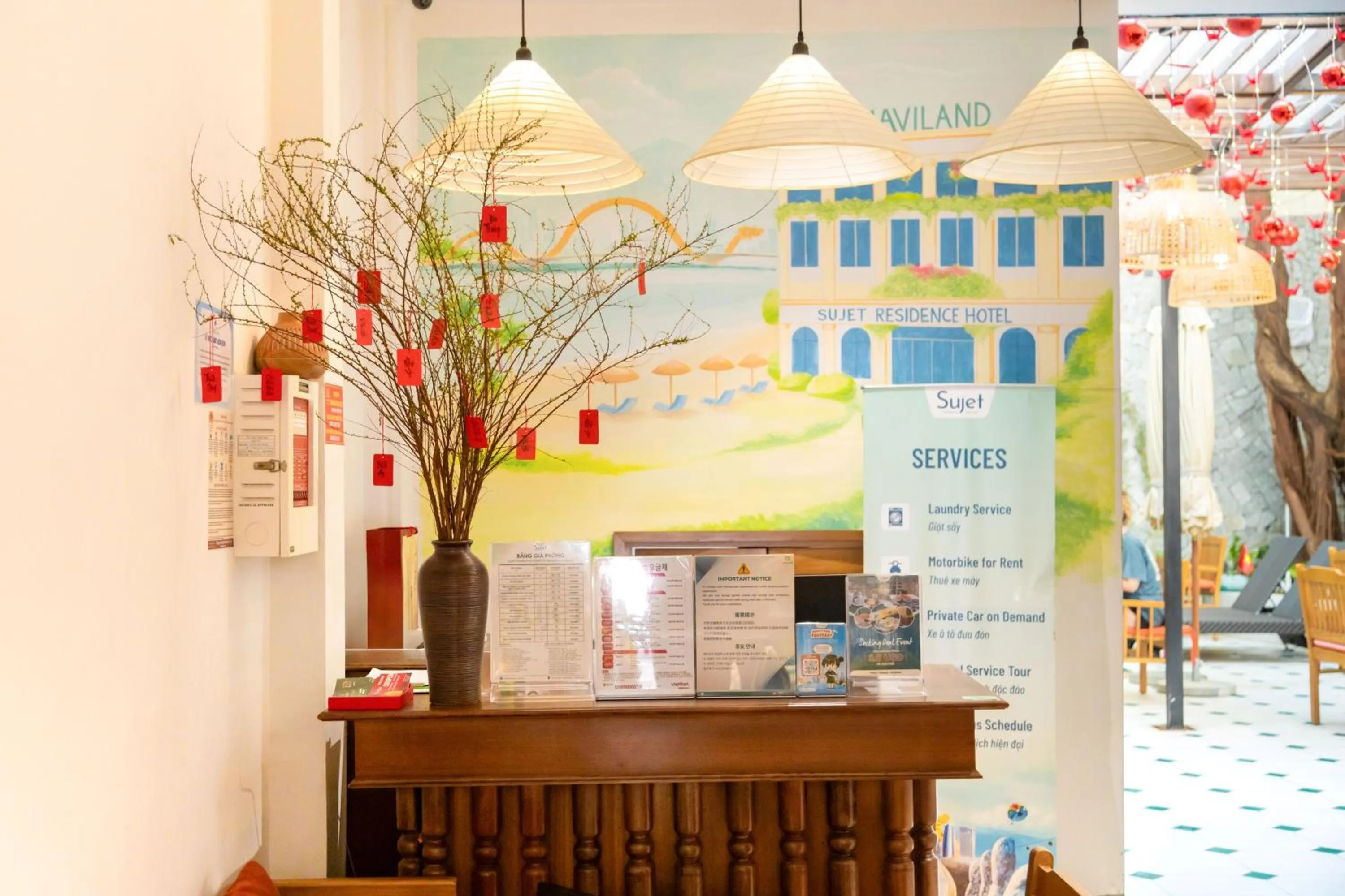 Lobby or reception in Sujet Residence Da Nang by Haviland