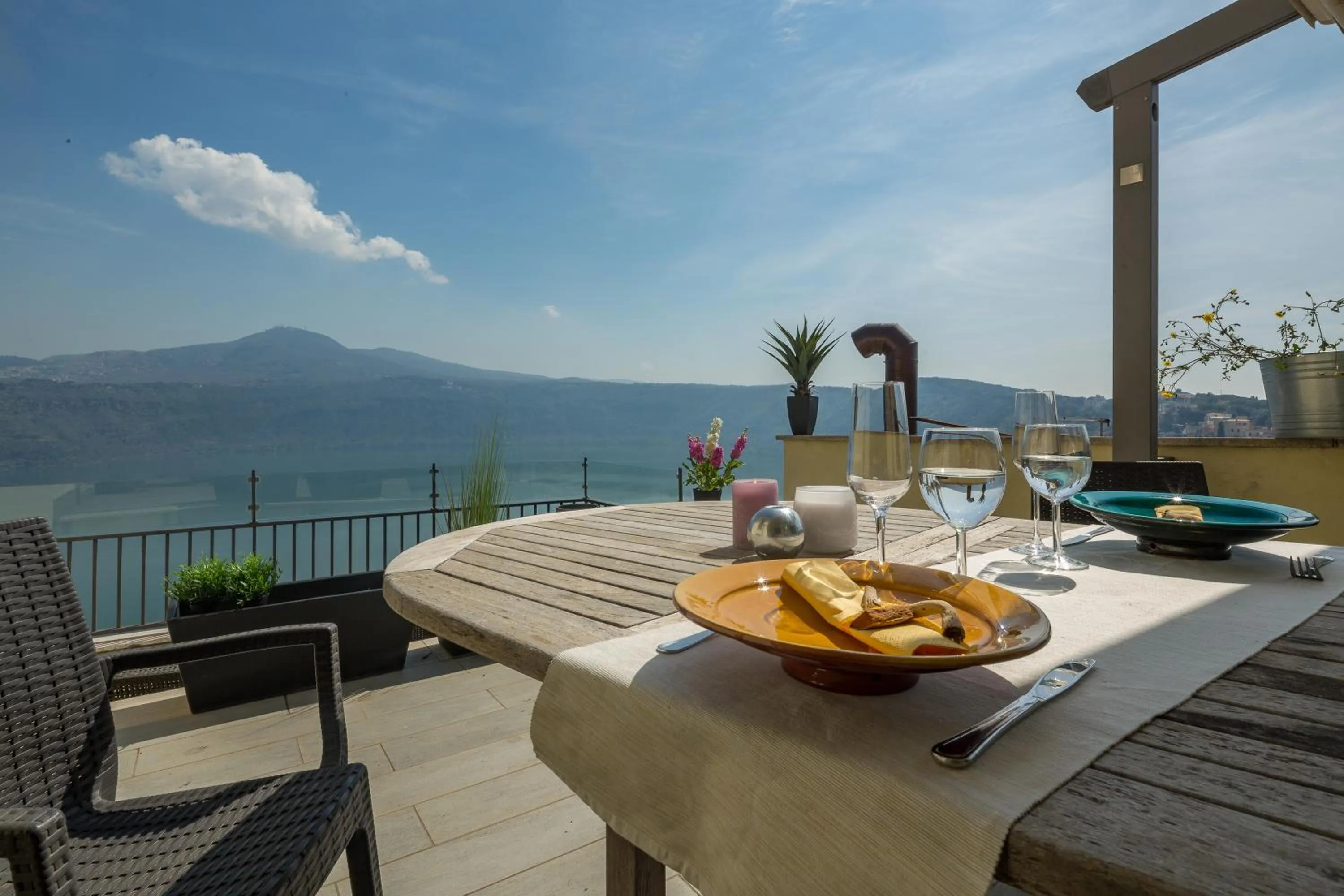 Balcony/Terrace in Hotel Castel Gandolfo