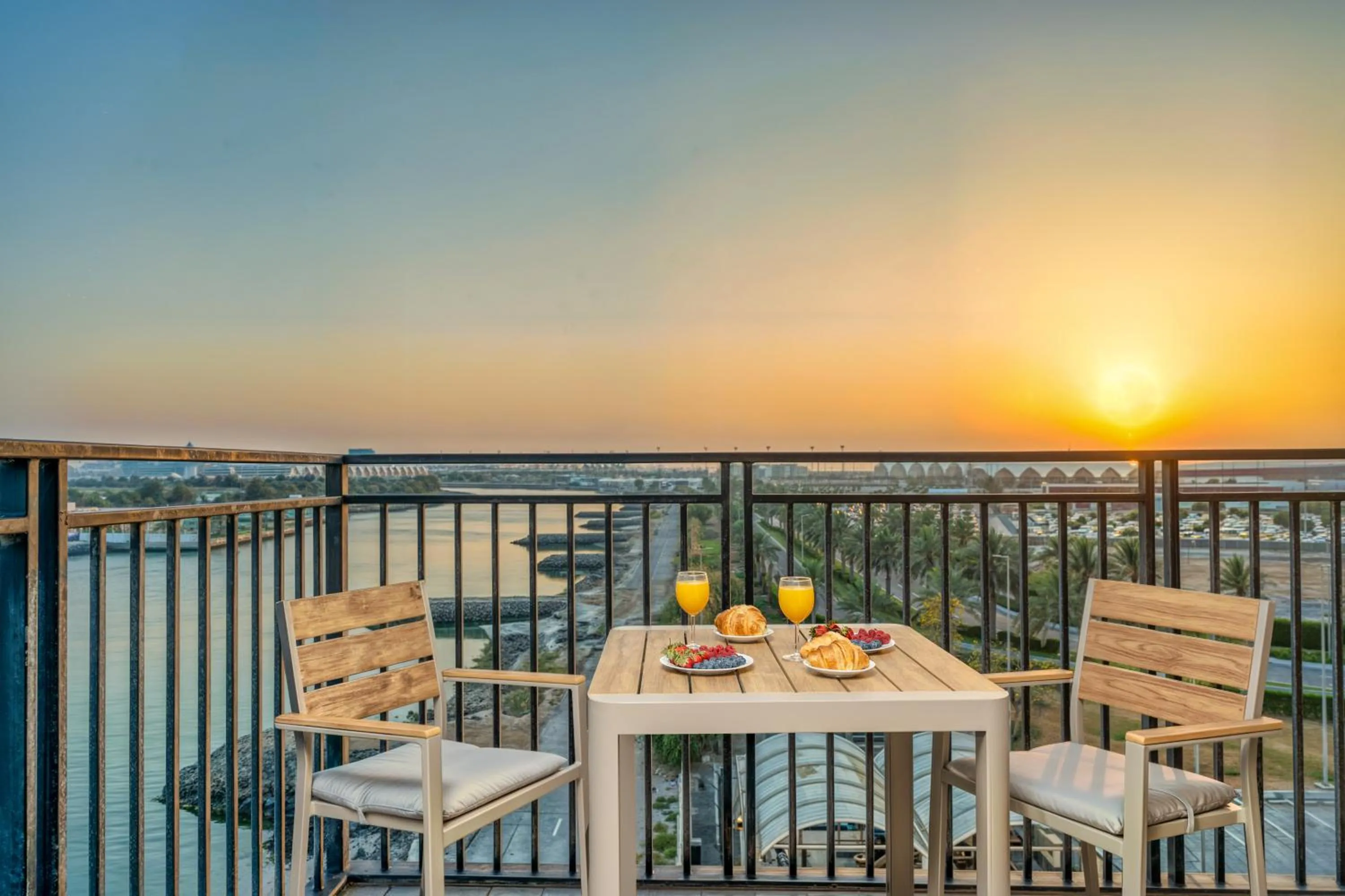 Balcony/Terrace in Desert Key - Perfectly Located Yas Island Premier Apts
