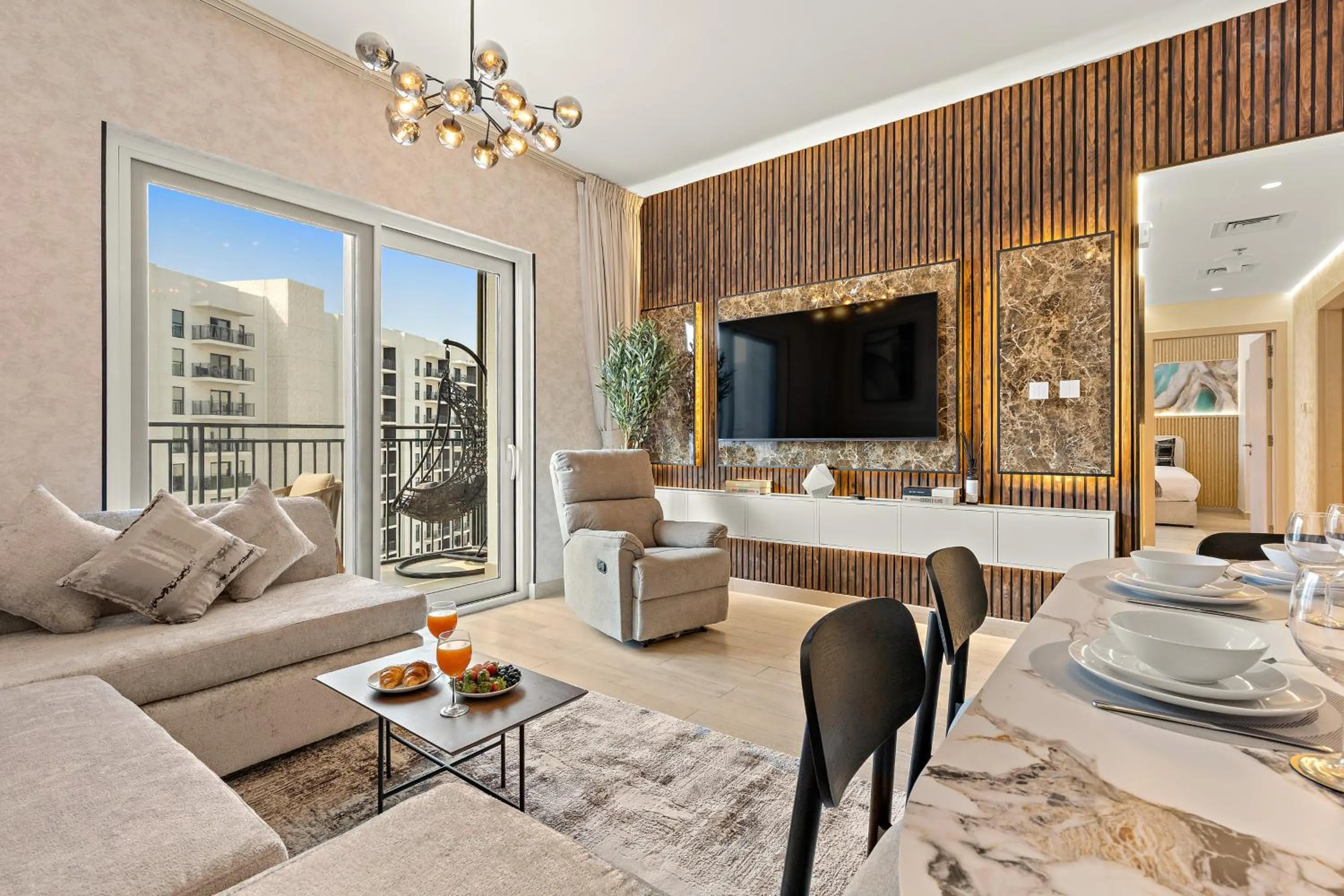 TV and multimedia in Desert Key - Perfectly Located Yas Island Premier Apts