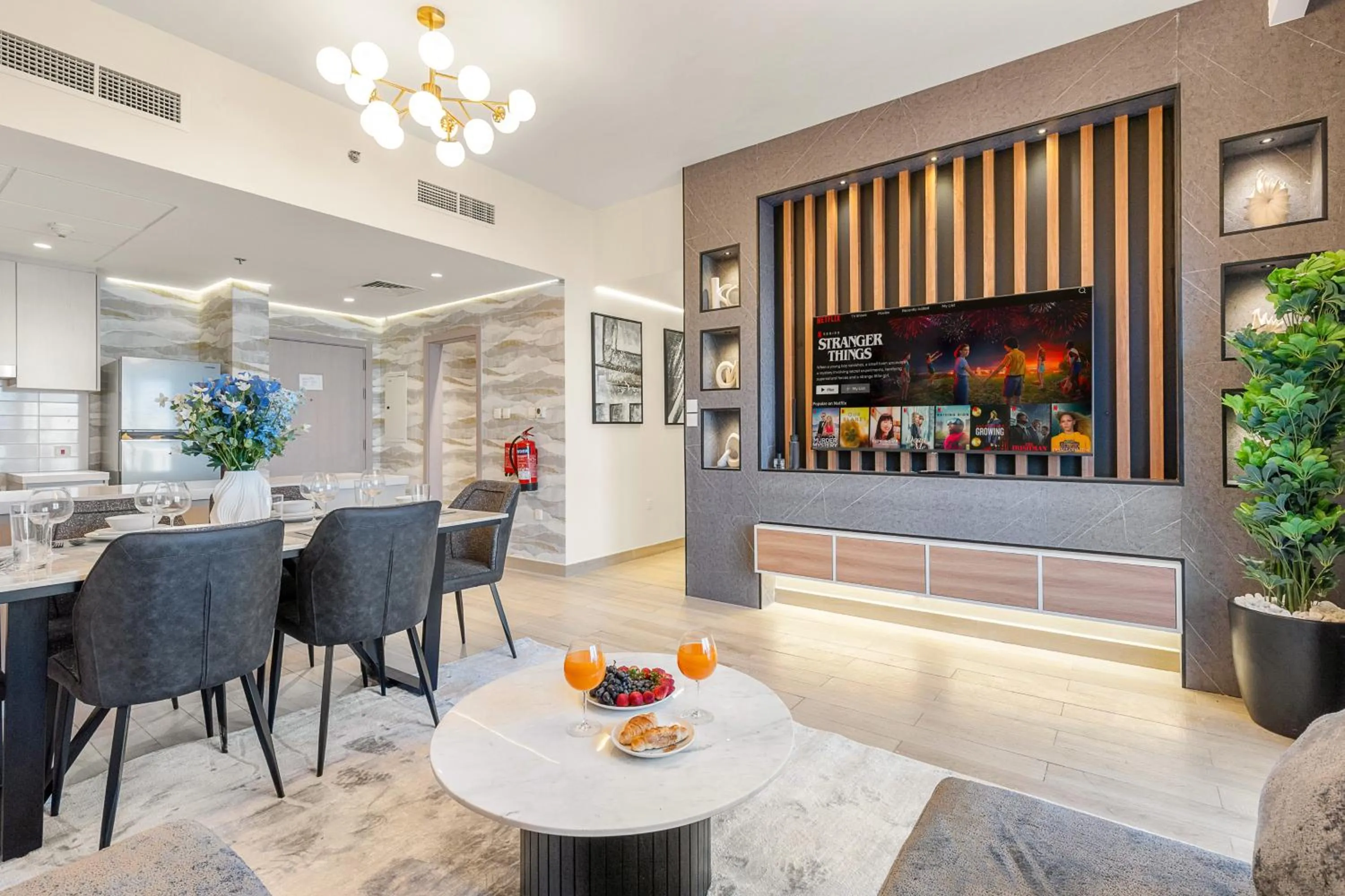 Living room in Desert Key - Perfectly Located Yas Island Premier Apts