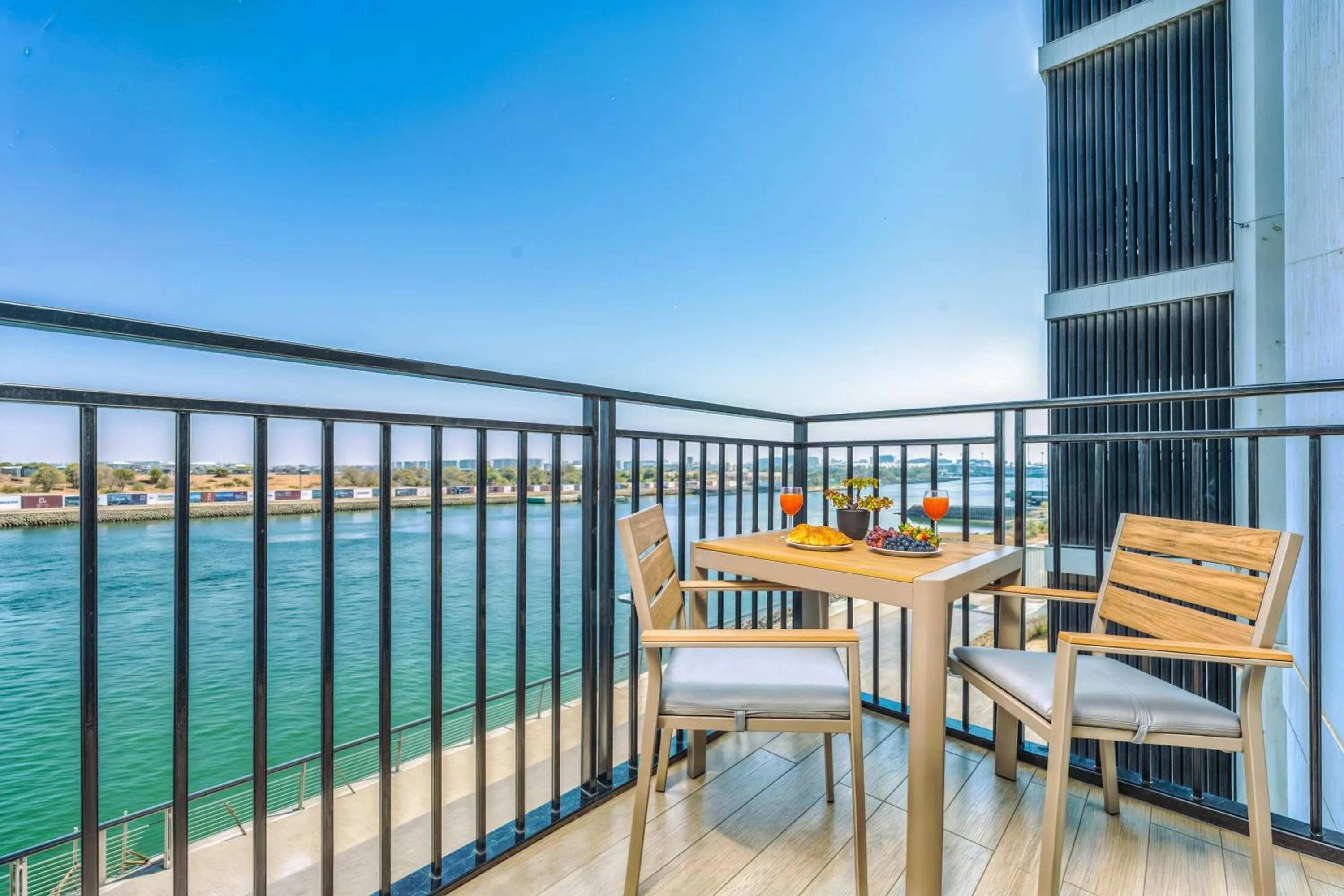 Balcony/Terrace in Desert Key - Perfectly Located Yas Island Premier Apts