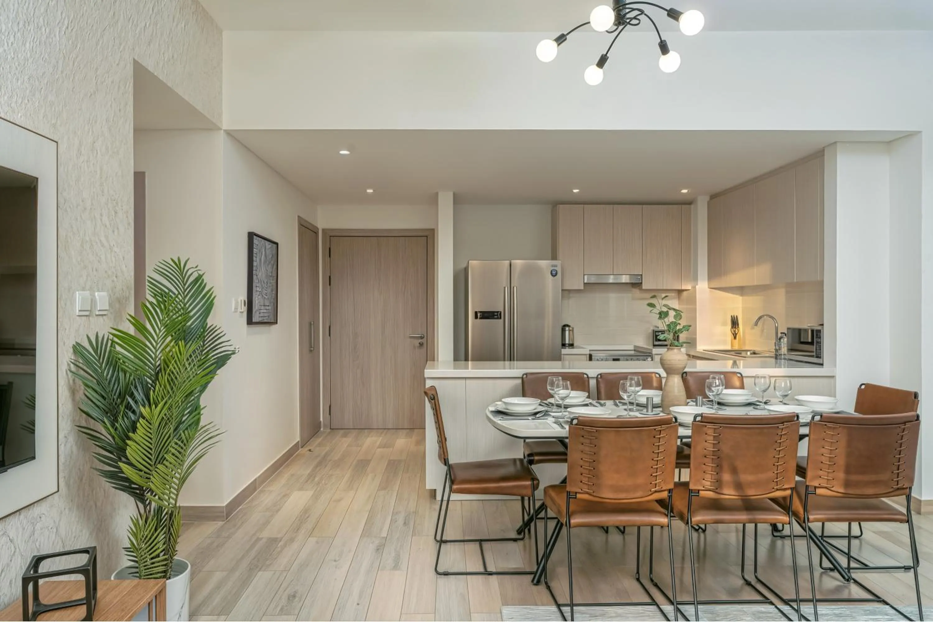 Kitchen or kitchenette in Desert Key - Perfectly Located Yas Island Premier Apts