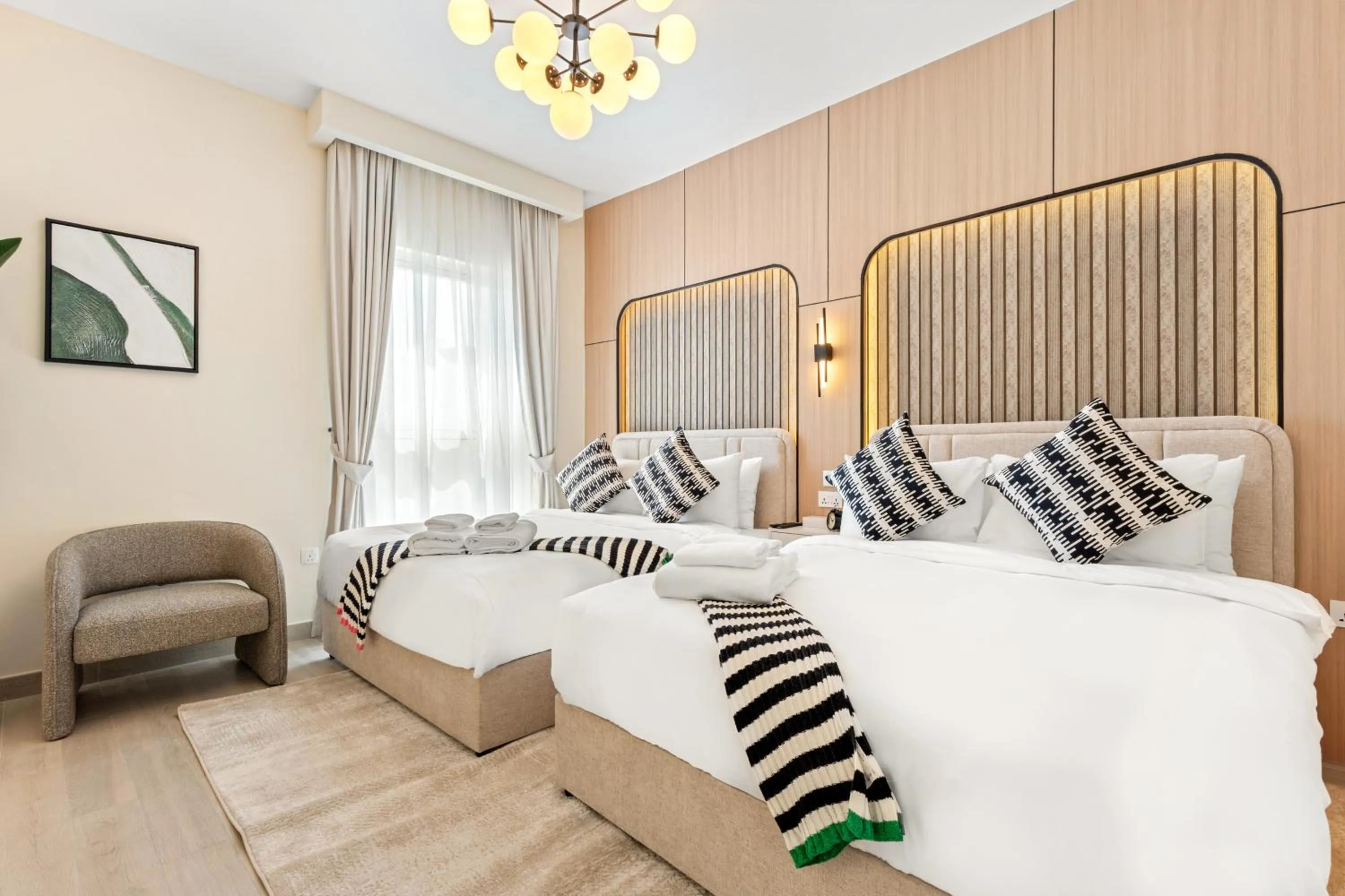 Photo of the whole room, Bed in Desert Key - Perfectly Located Yas Island Premier Apts
