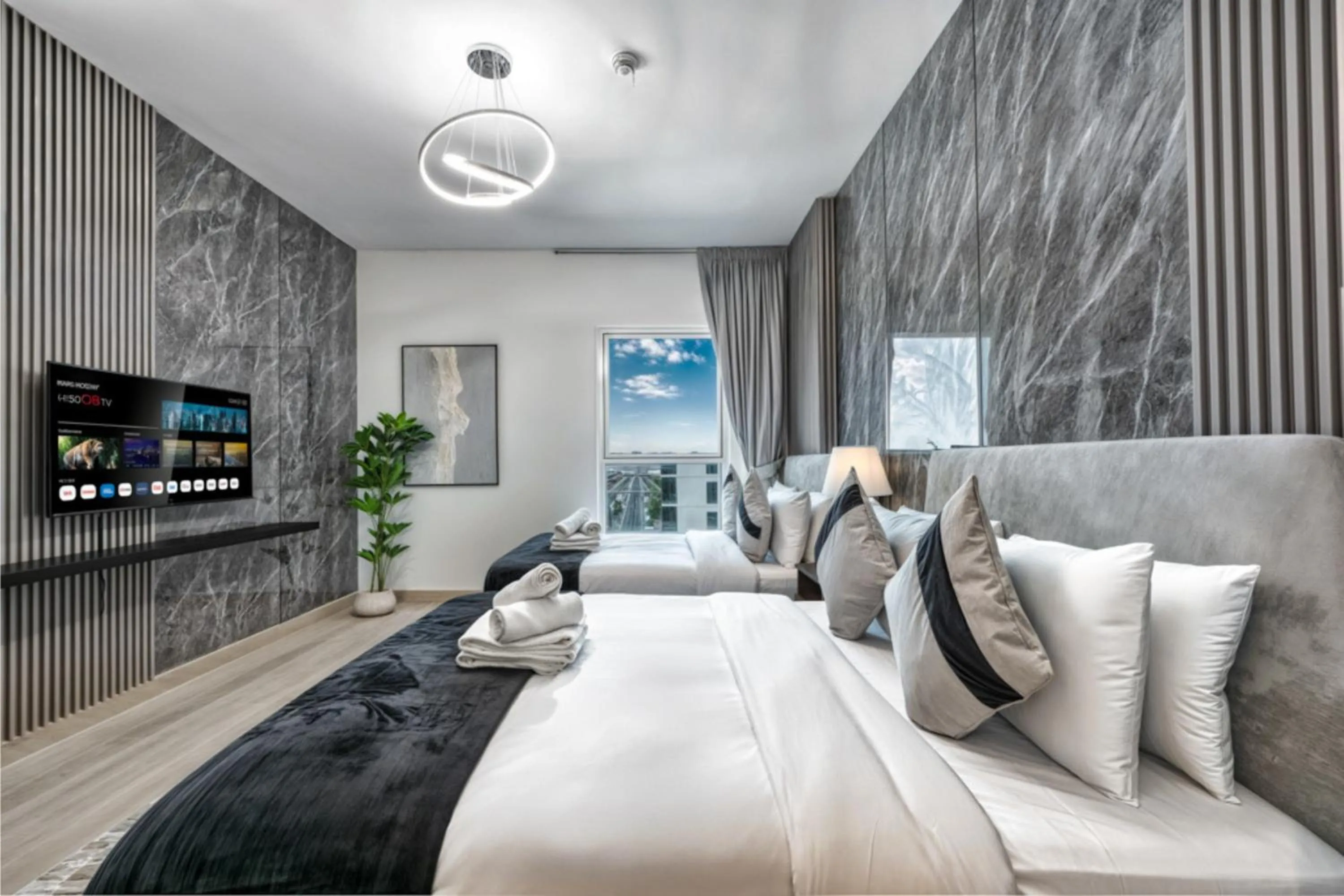 Bed in Desert Key - Perfectly Located Yas Island Premier Apts