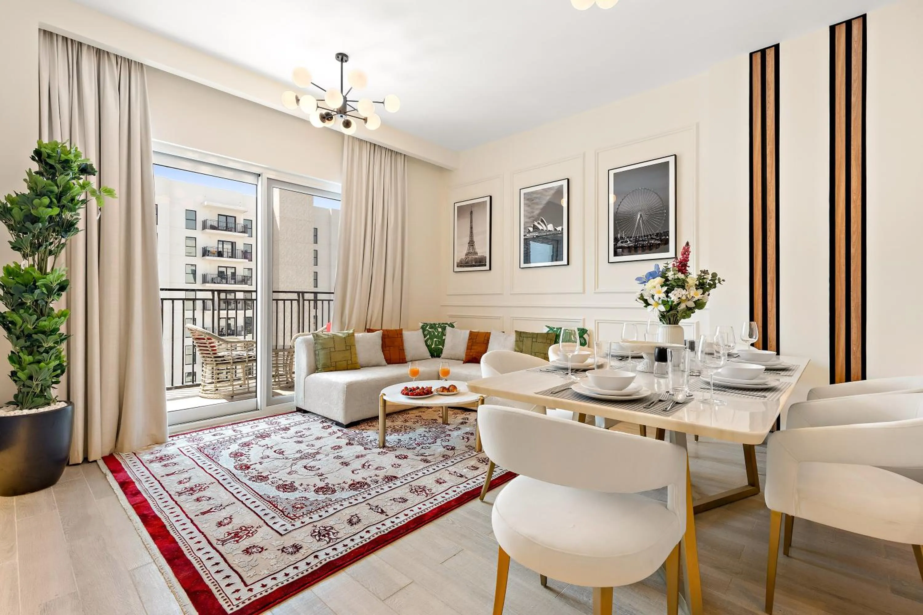 Living room in Desert Key - Perfectly Located Yas Island Premier Apts