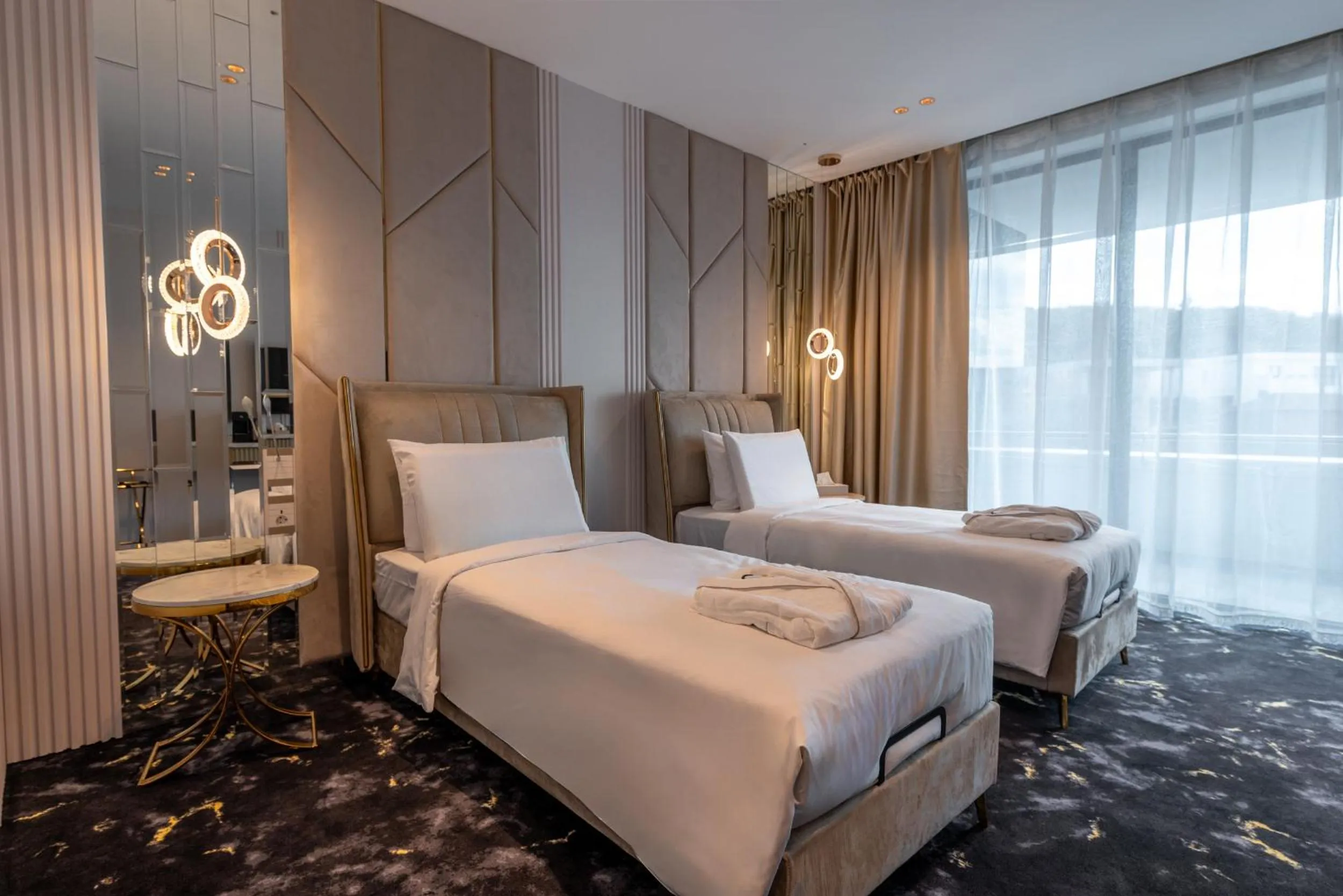 Bed in Elania Resort & Spa