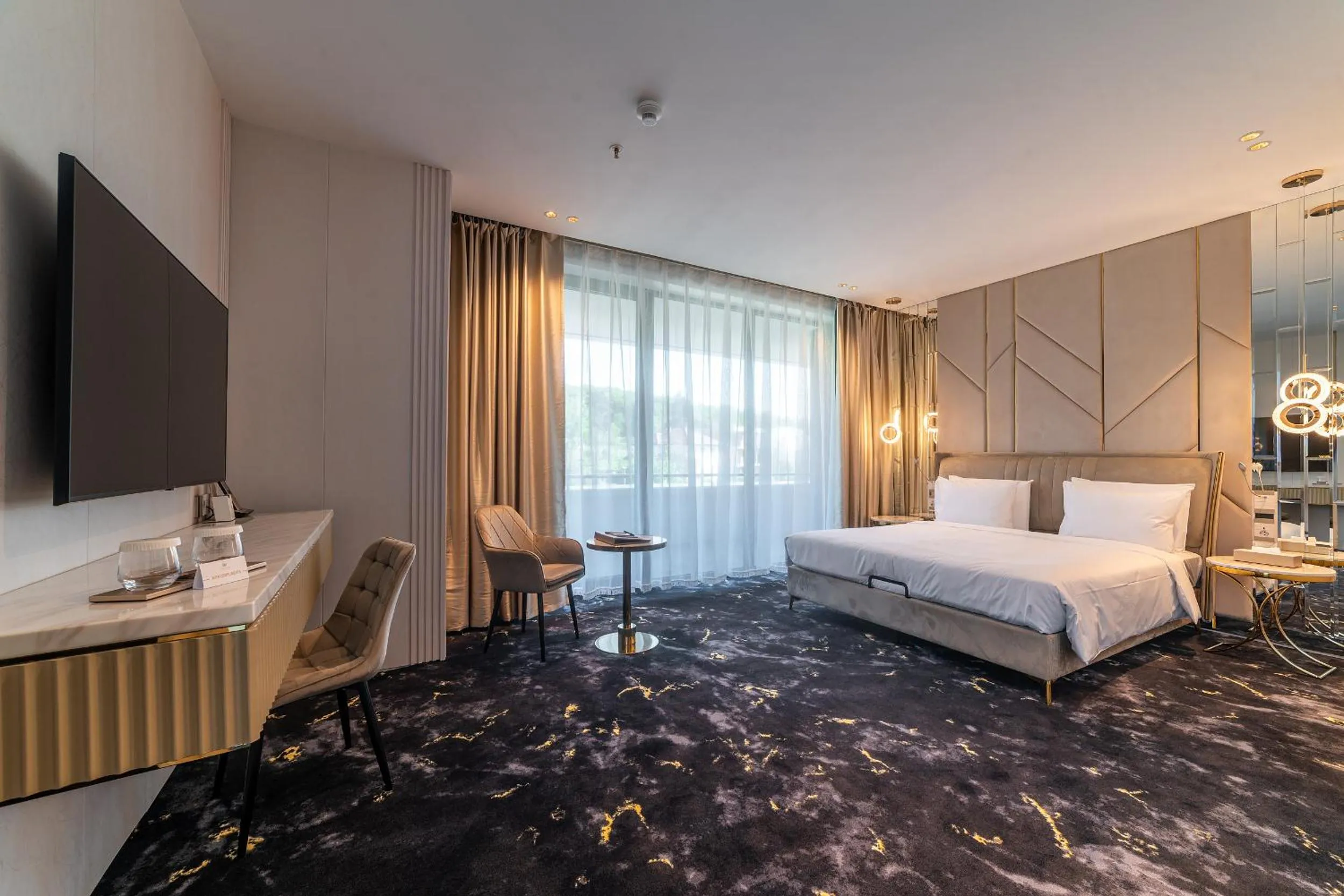 Bed in Elania Resort & Spa