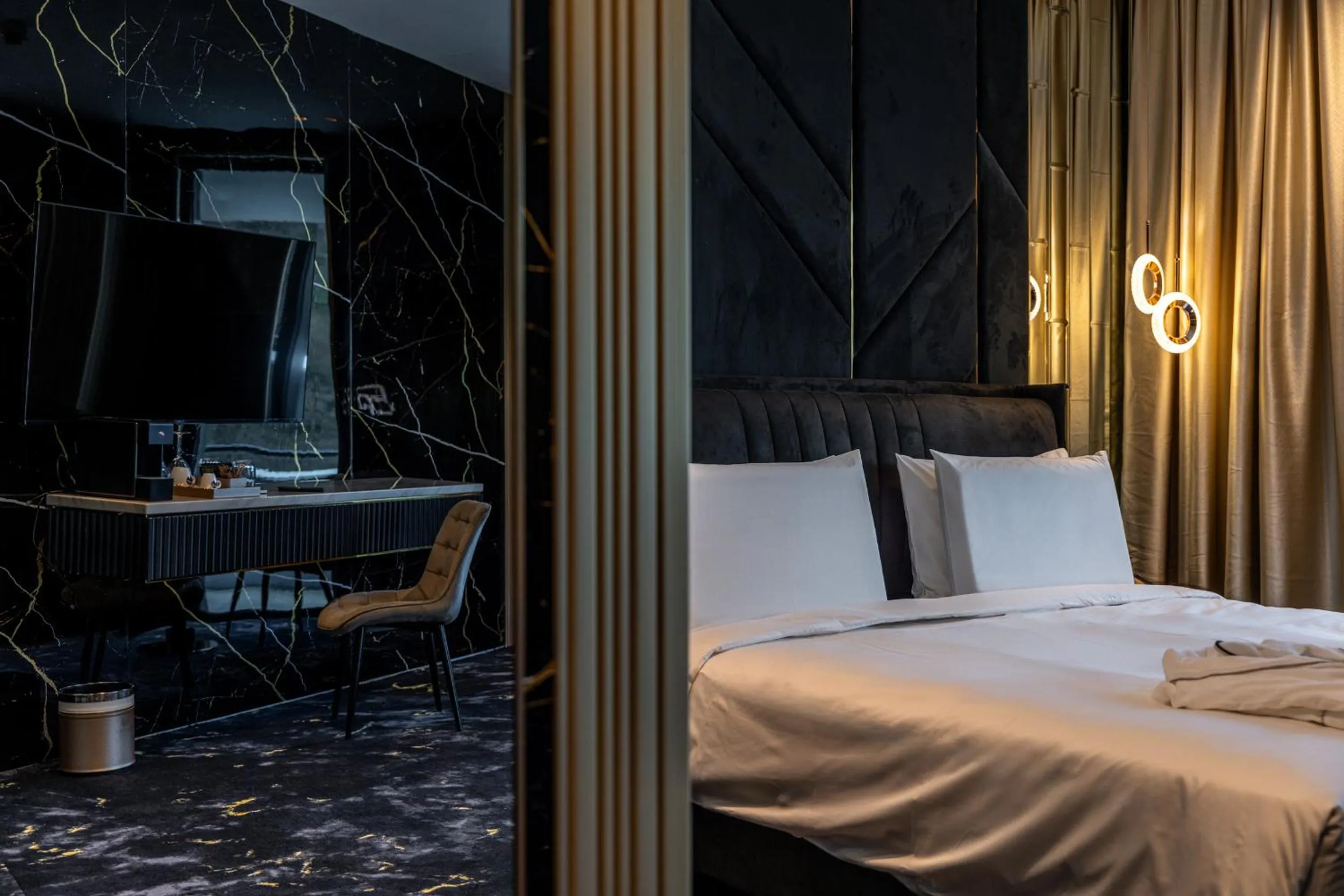 Bed in Elania Resort & Spa