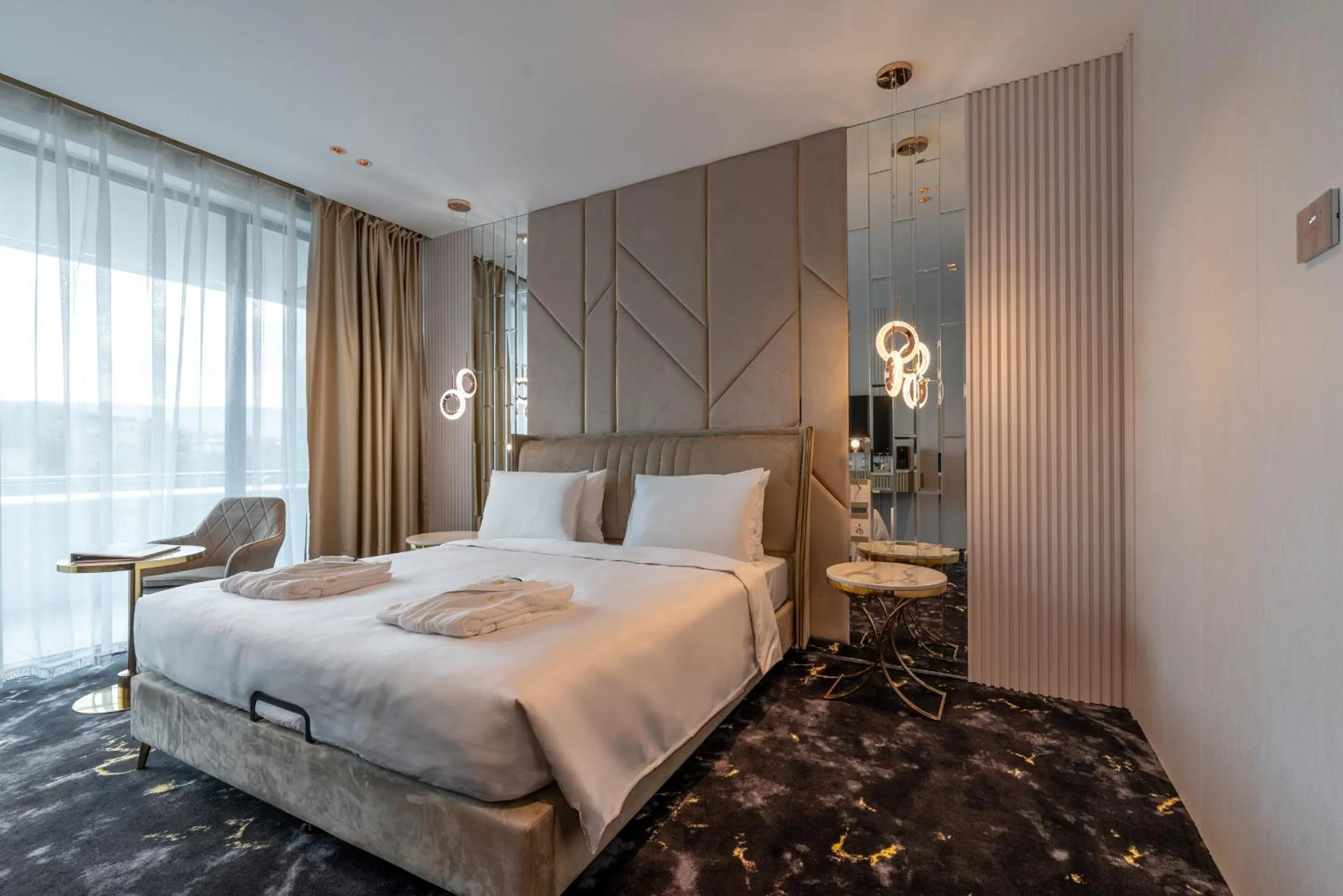 Bed in Elania Resort & Spa