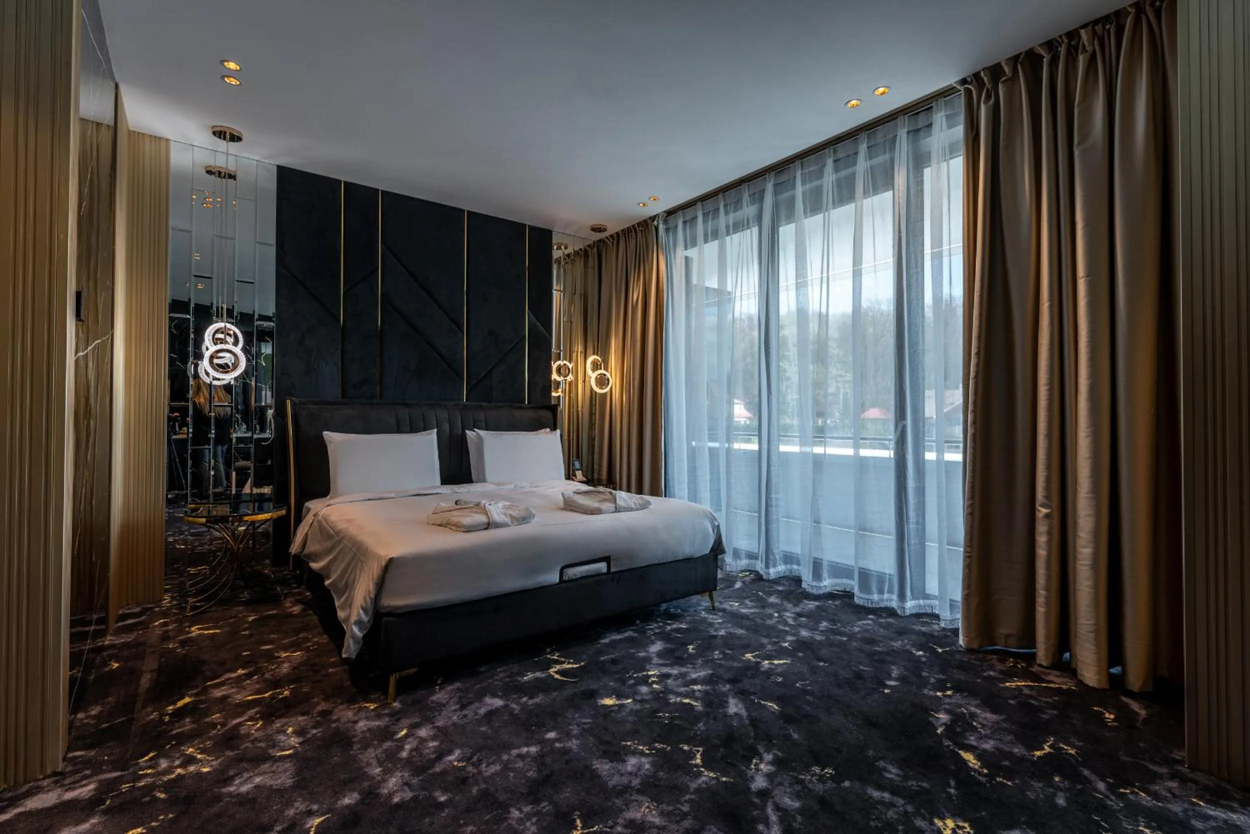 Bed in Elania Resort & Spa