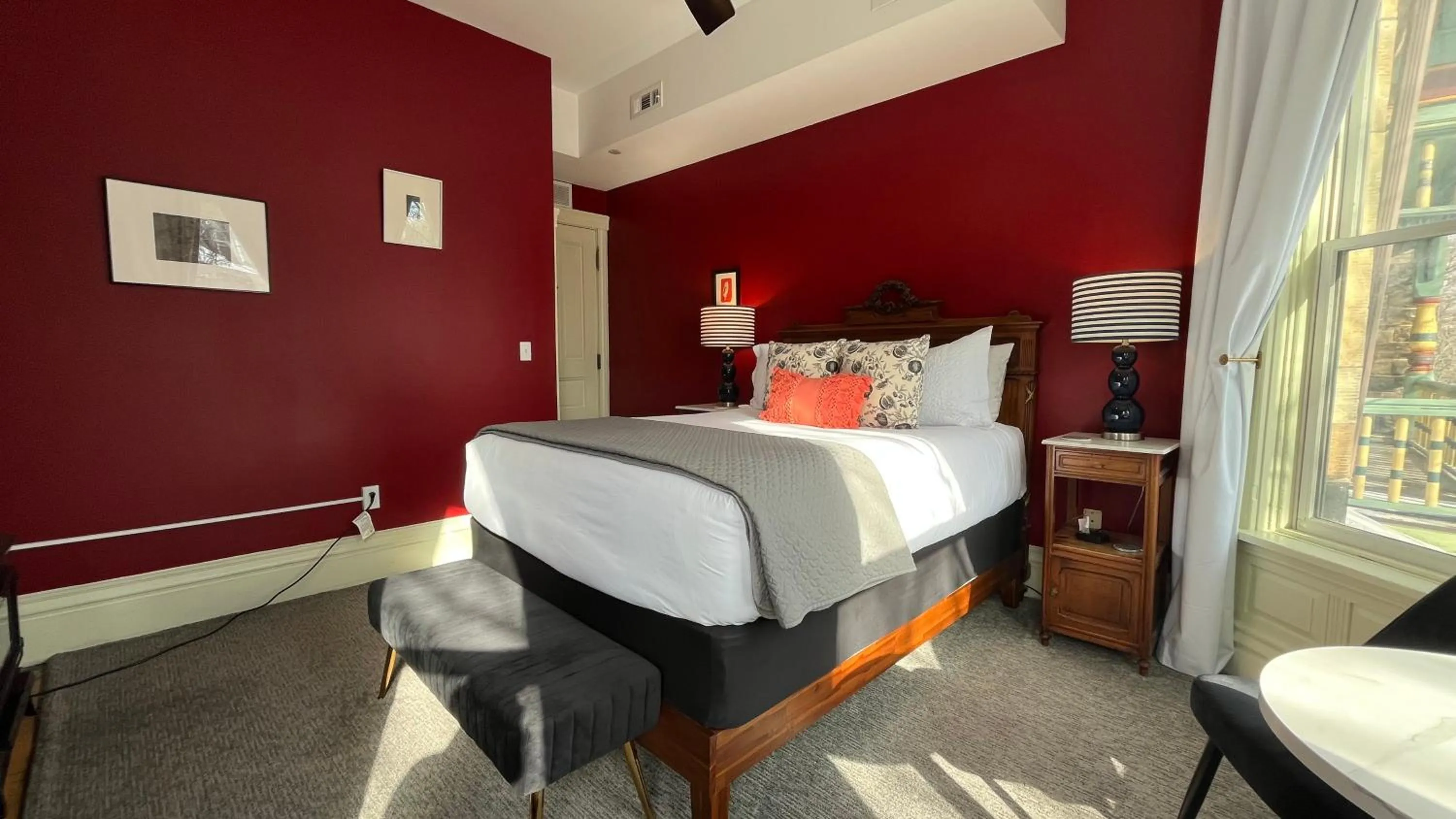 Bed in Stone Gables Inn