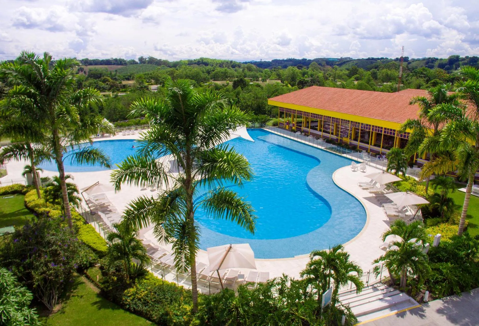 Pool view in Hotel Mocawa Resort
