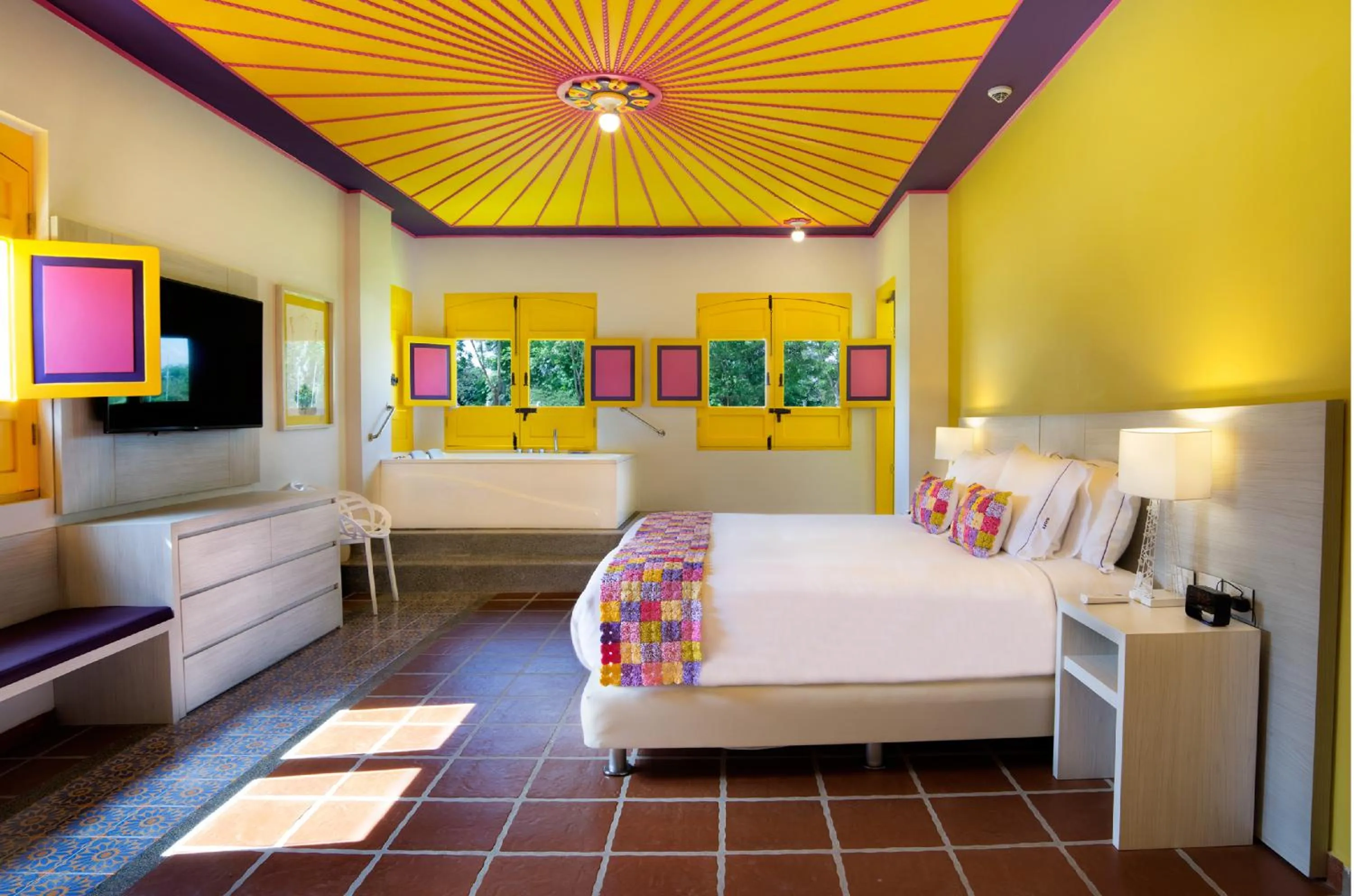 Bed in Hotel Mocawa Resort