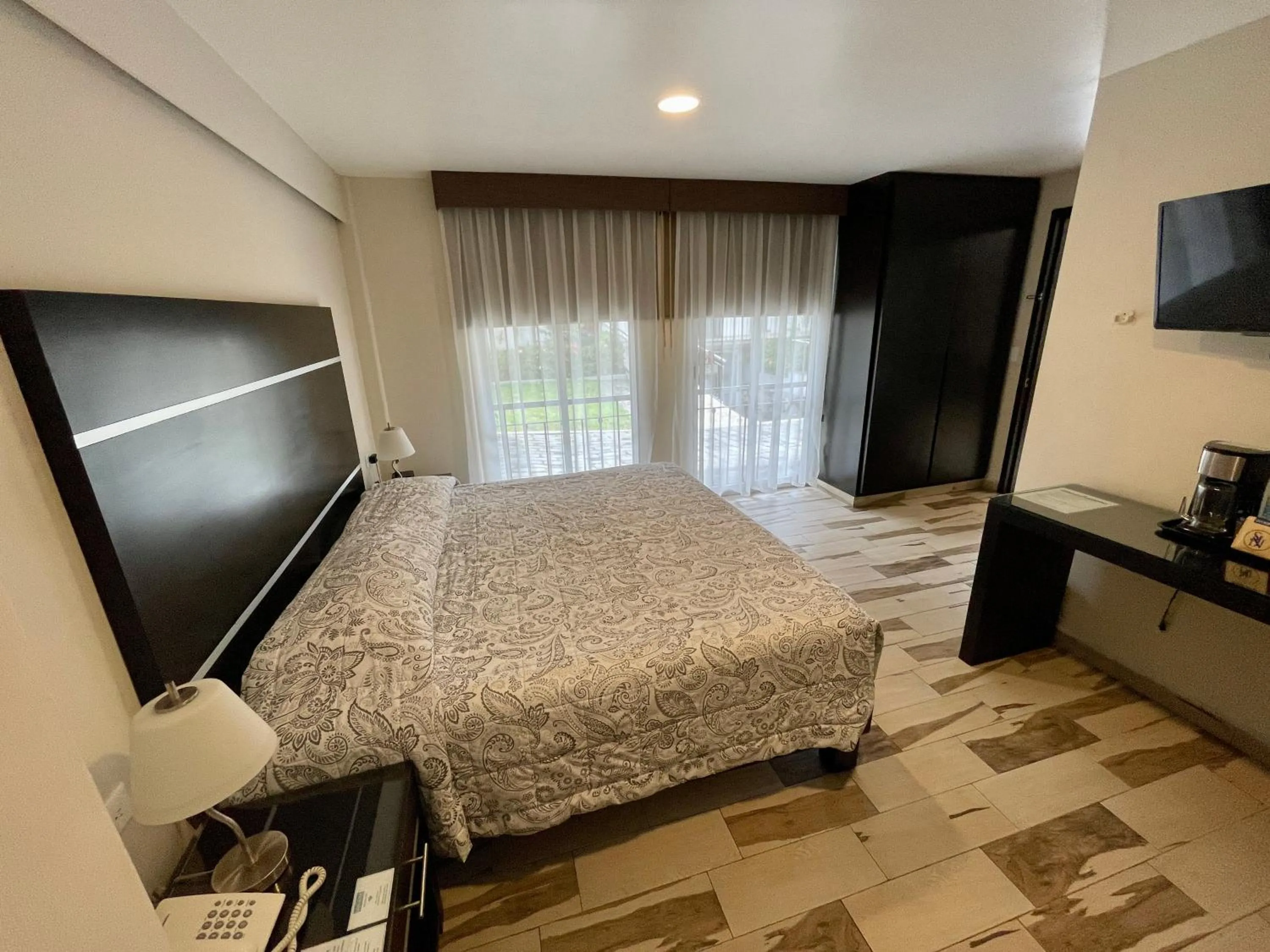 Bed in Hotel San José Plaza Coatepec