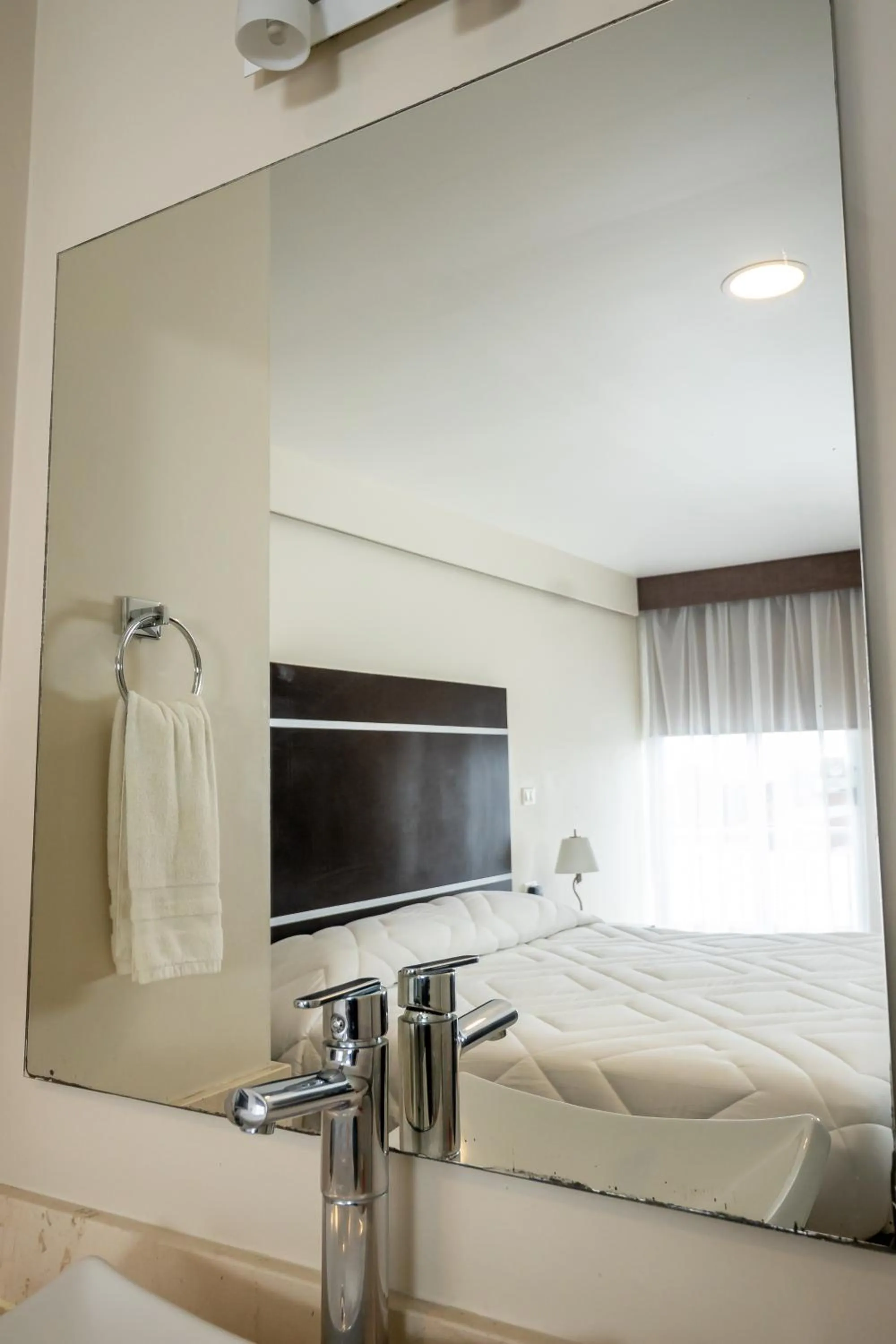 Bed in Hotel San José Plaza Coatepec