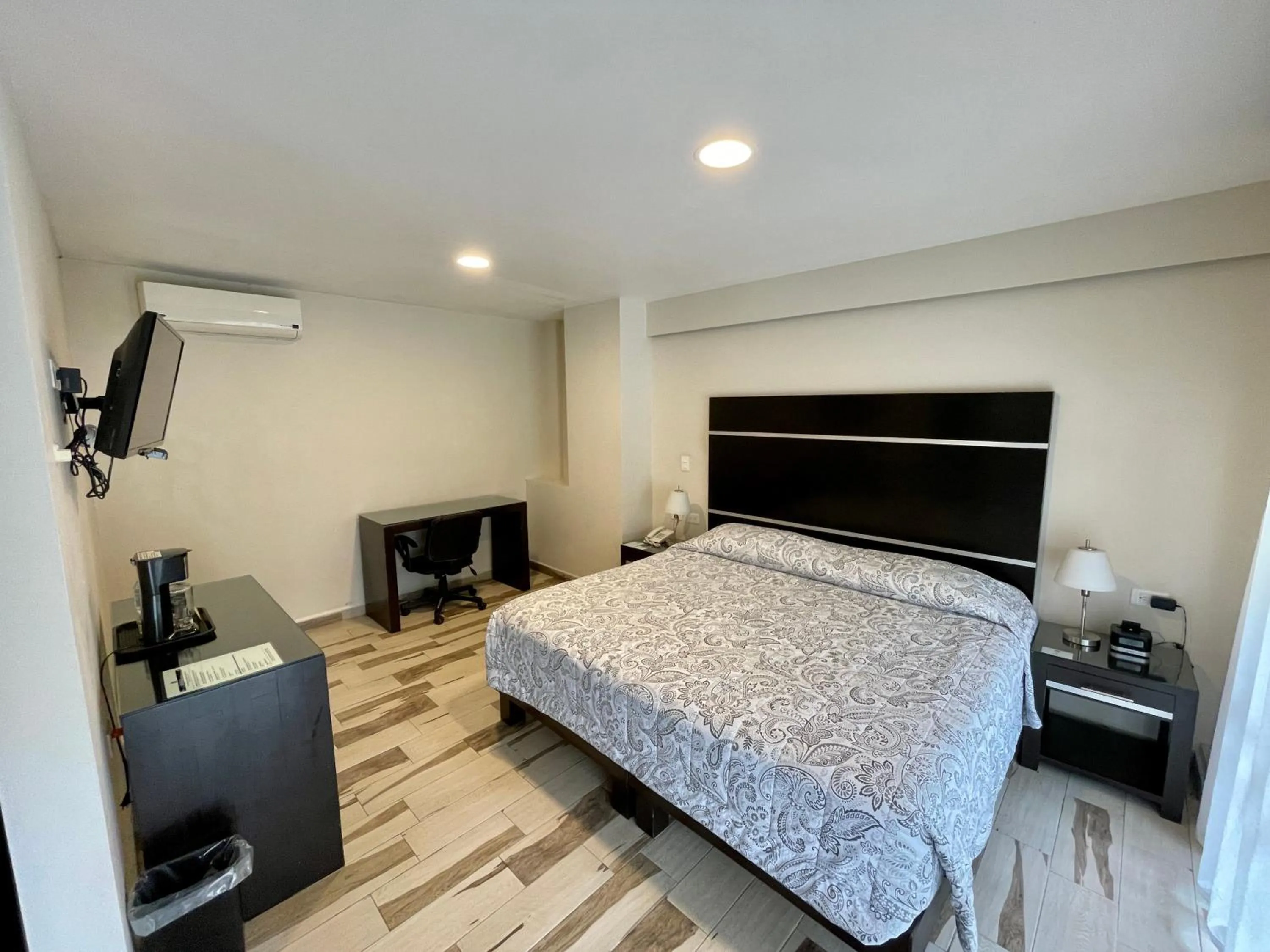 Bed in Hotel San José Plaza Coatepec