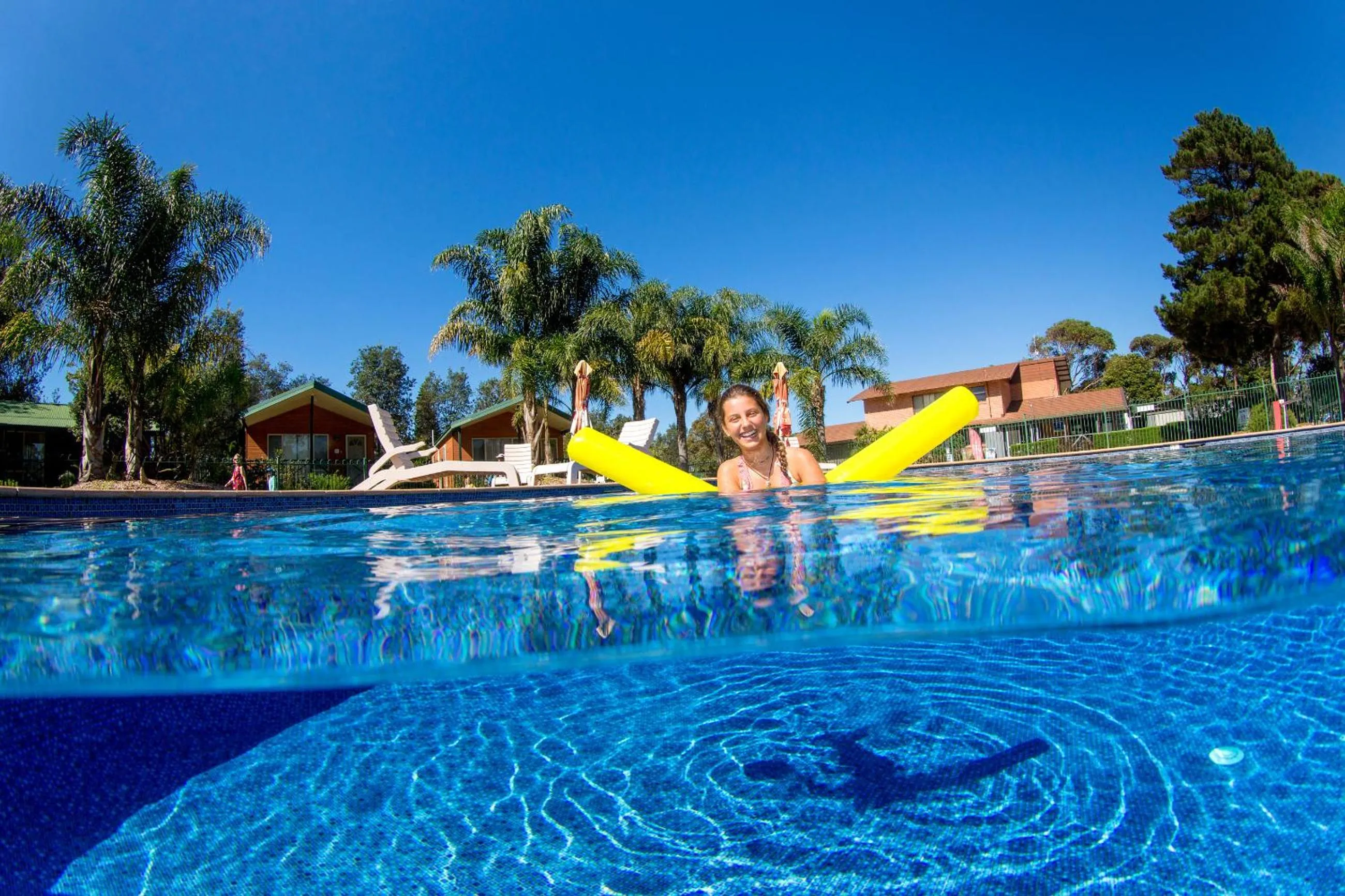 Swimming pool in BIG4 Moruya Heads Easts Dolphin Beach Holiday Park