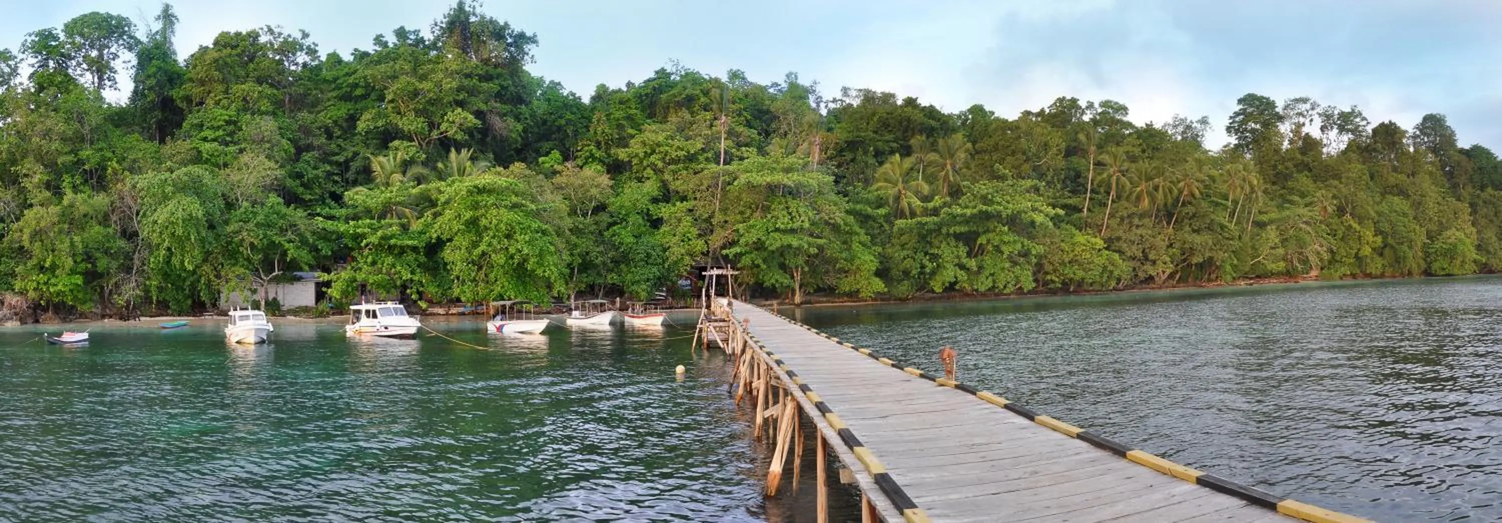 Natural landscape in Raja Ampat Dive Resort