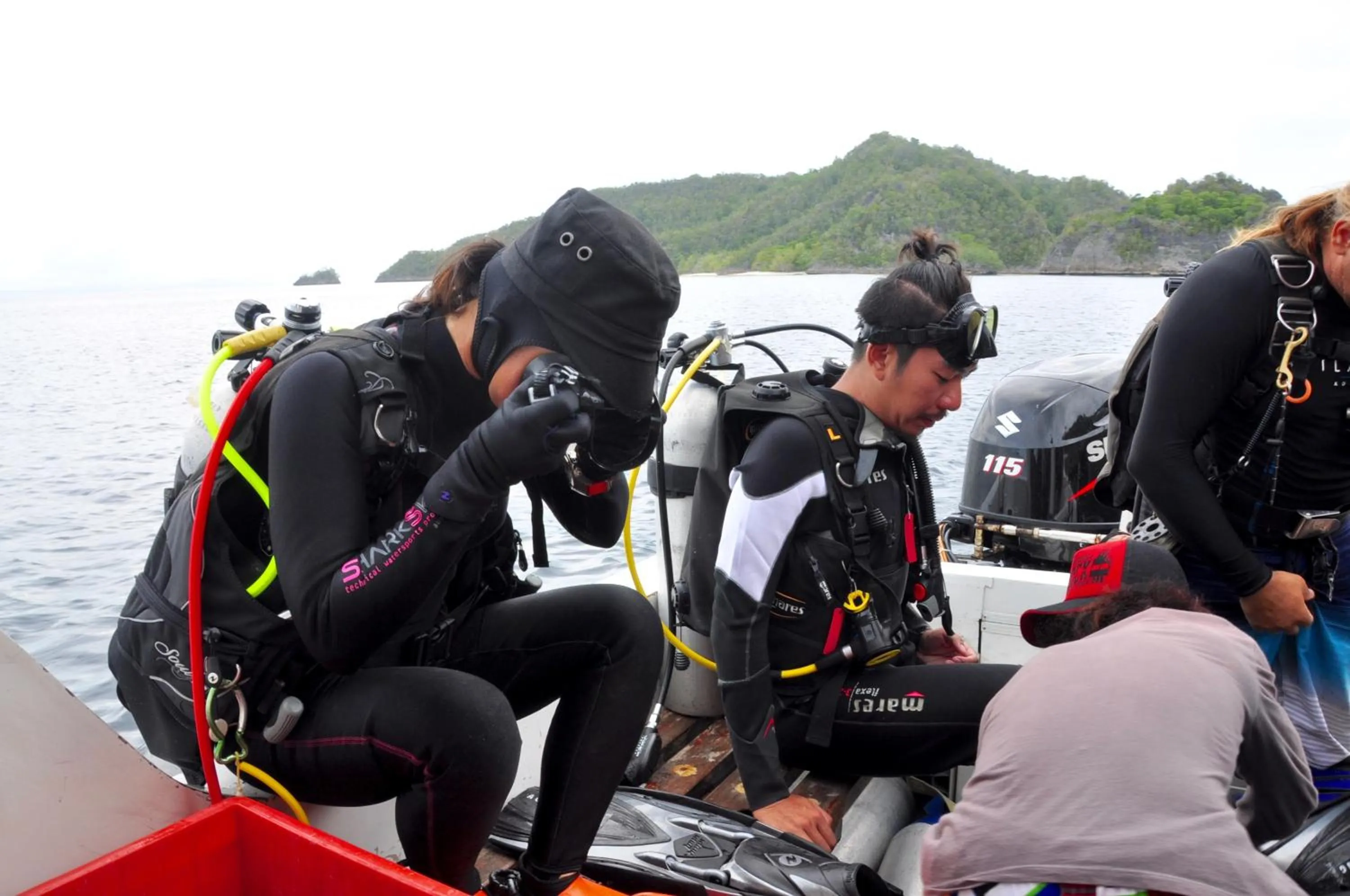 Guests in Raja Ampat Dive Resort