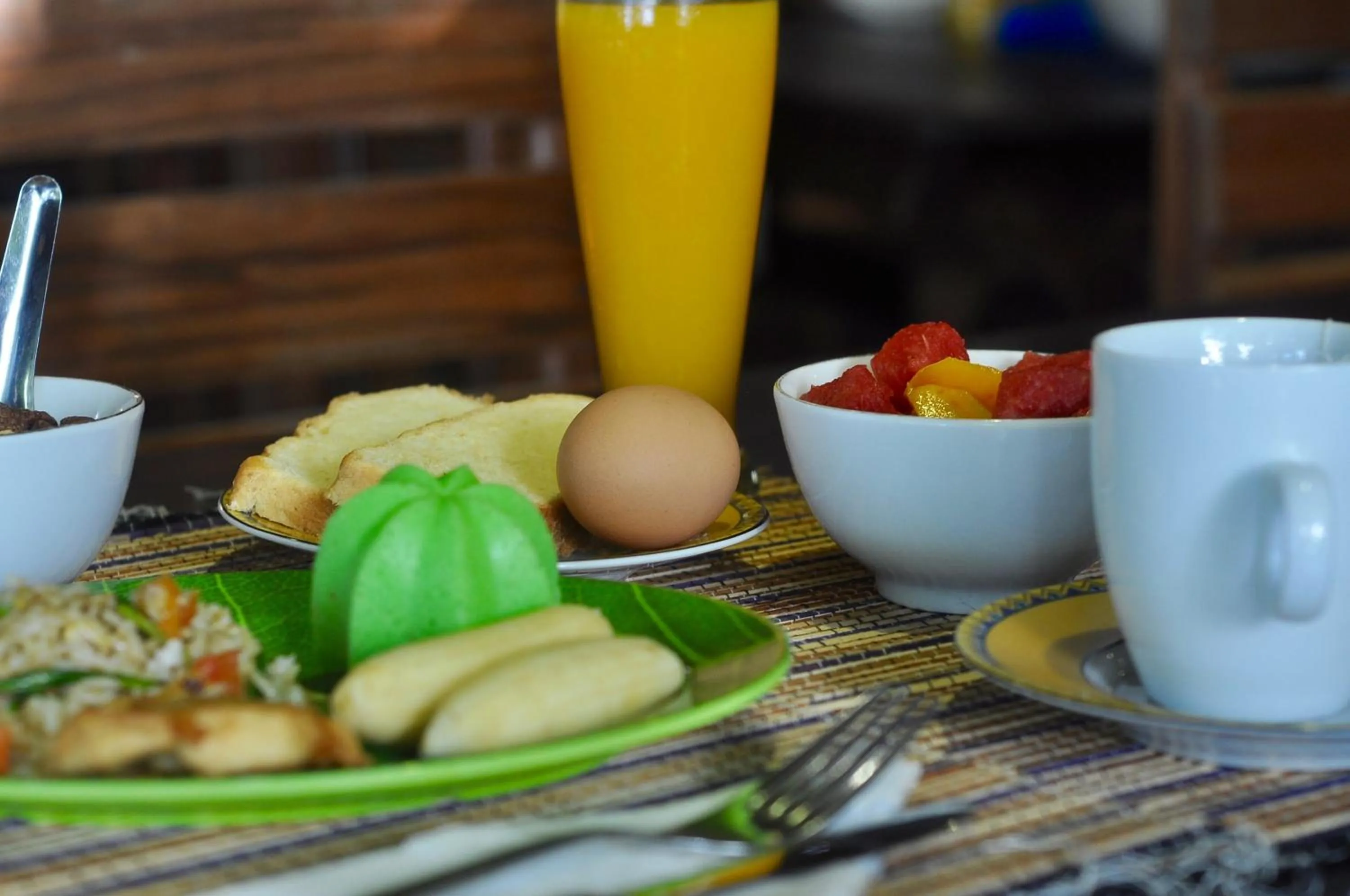 Food close-up in Raja Ampat Dive Resort