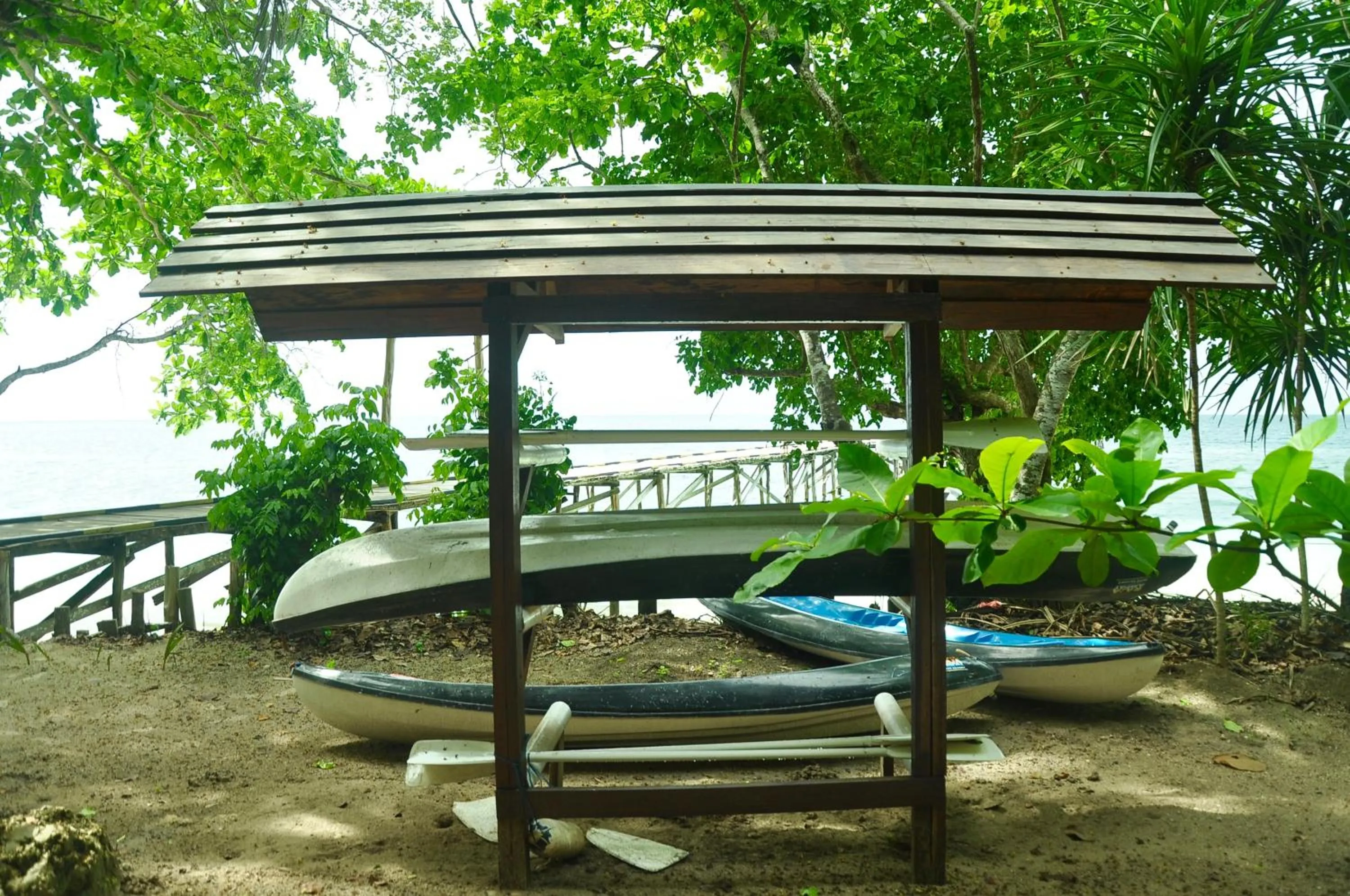 Decorative detail in Raja Ampat Dive Resort