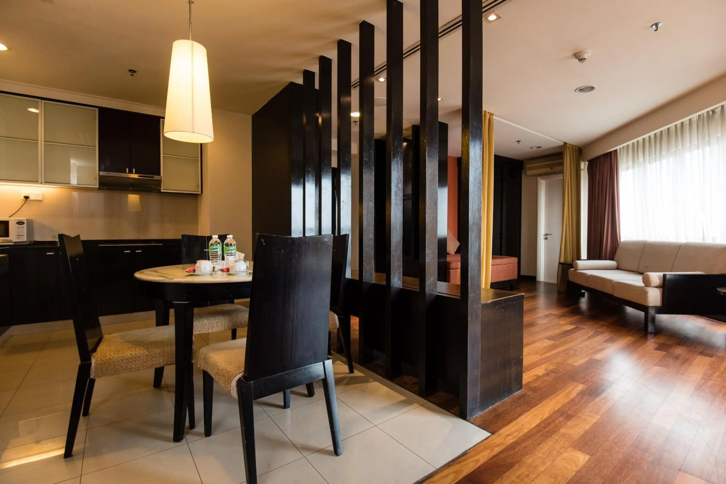 Dining area in Resort Suites at Bandar Sunway