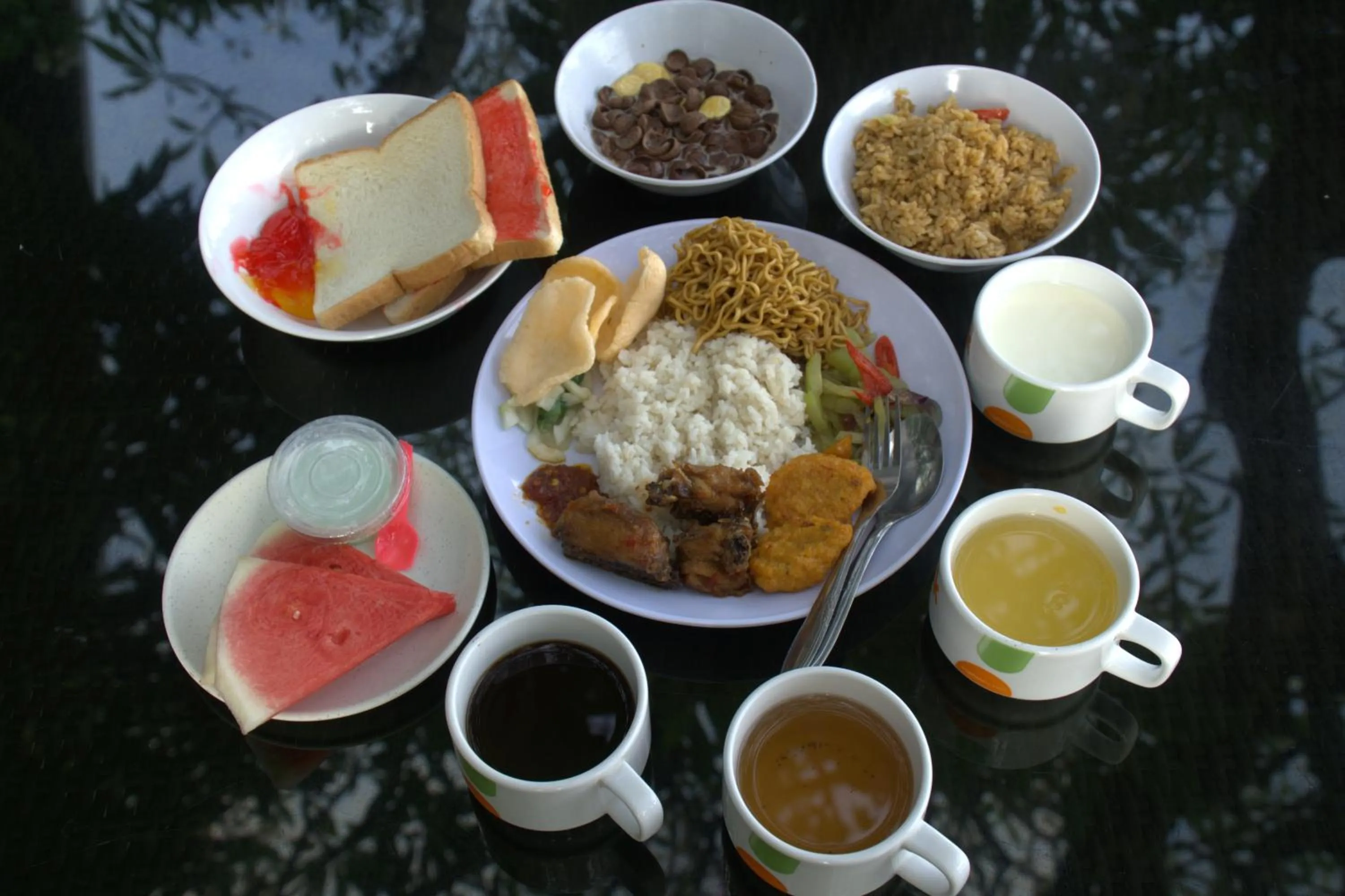 Breakfast in Singaraja Beach Hotel
