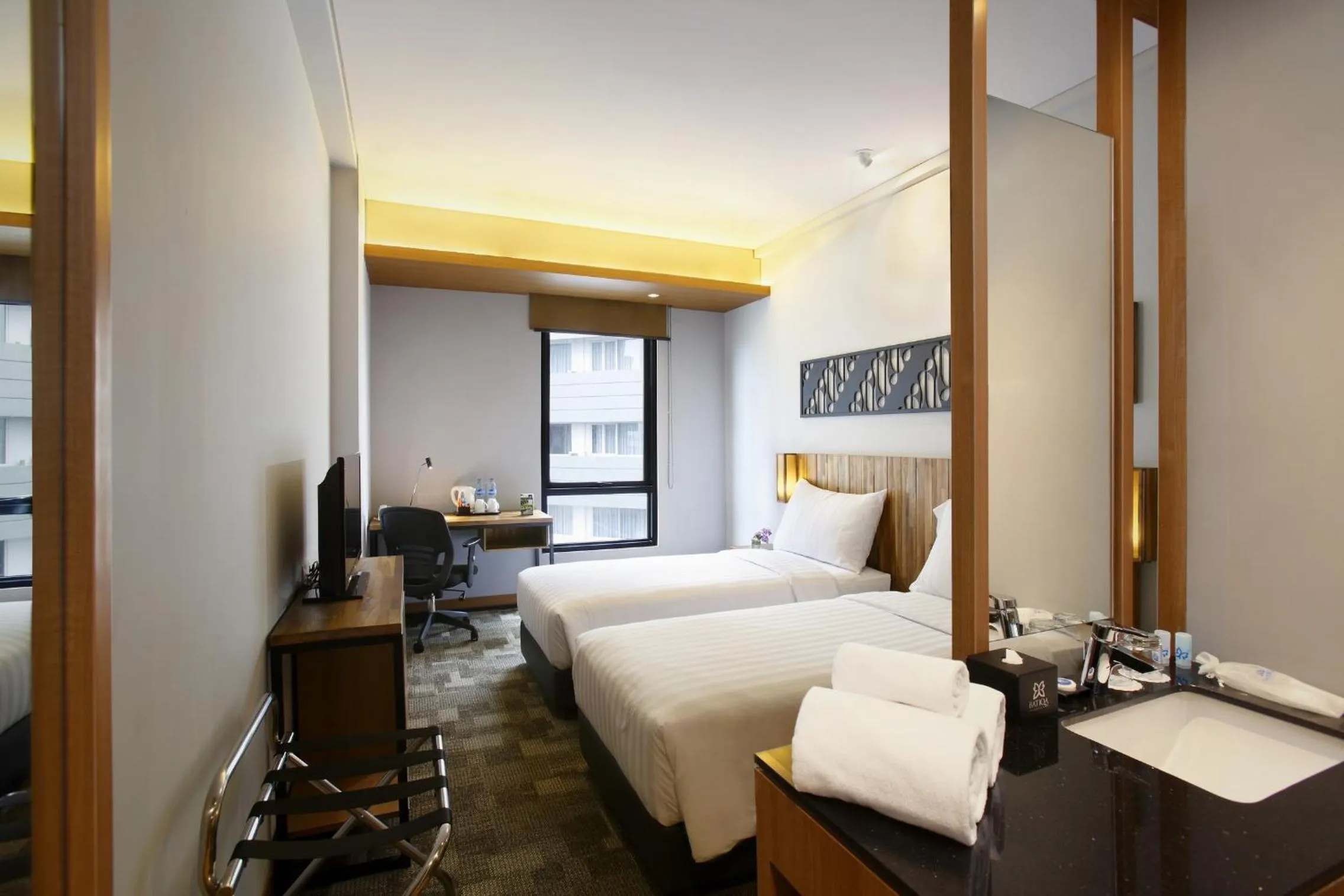 Bed in BATIQA Hotel Jababeka Cikarang