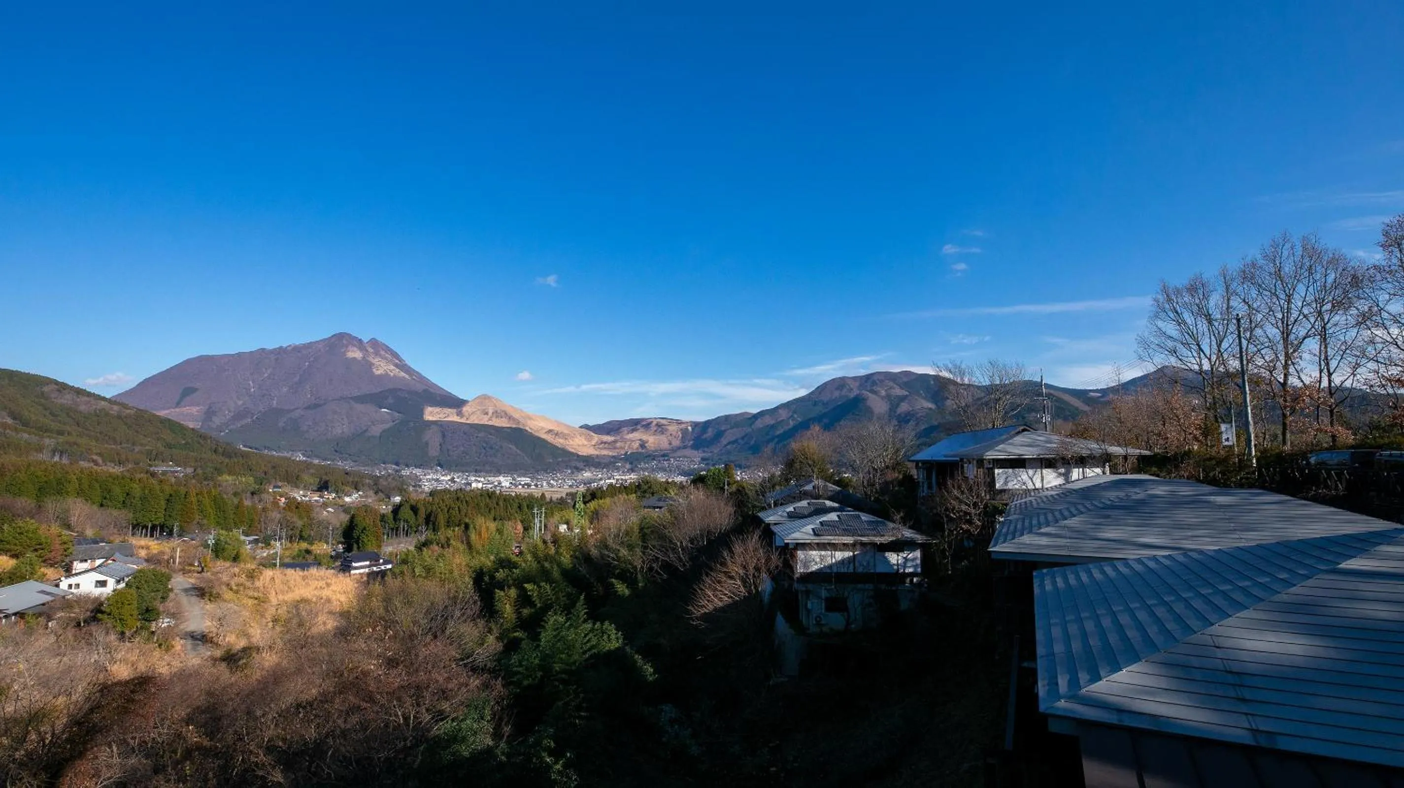 Natural landscape in Yufuin Tsubaki