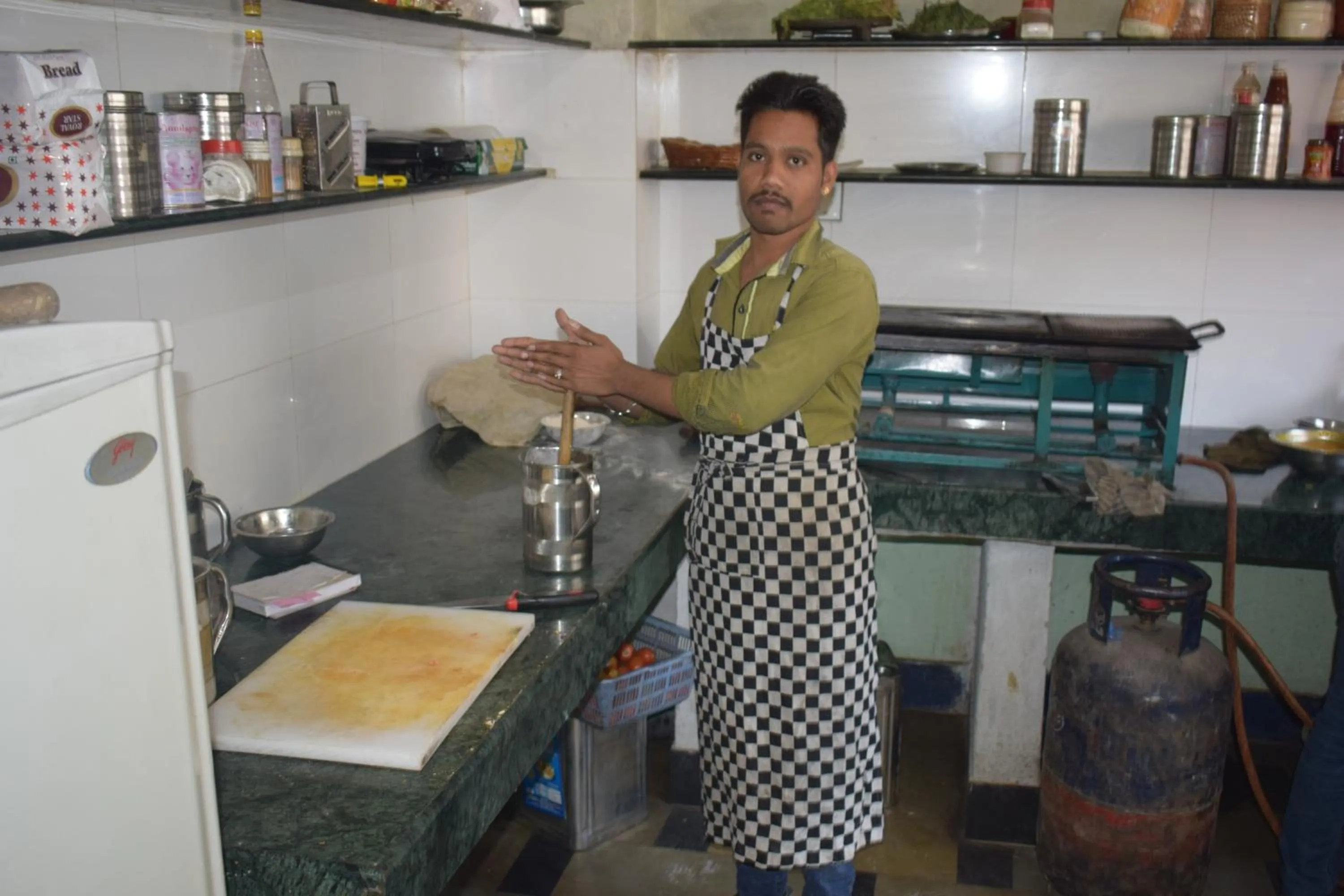 Food close-up in Hotel Ramnivas