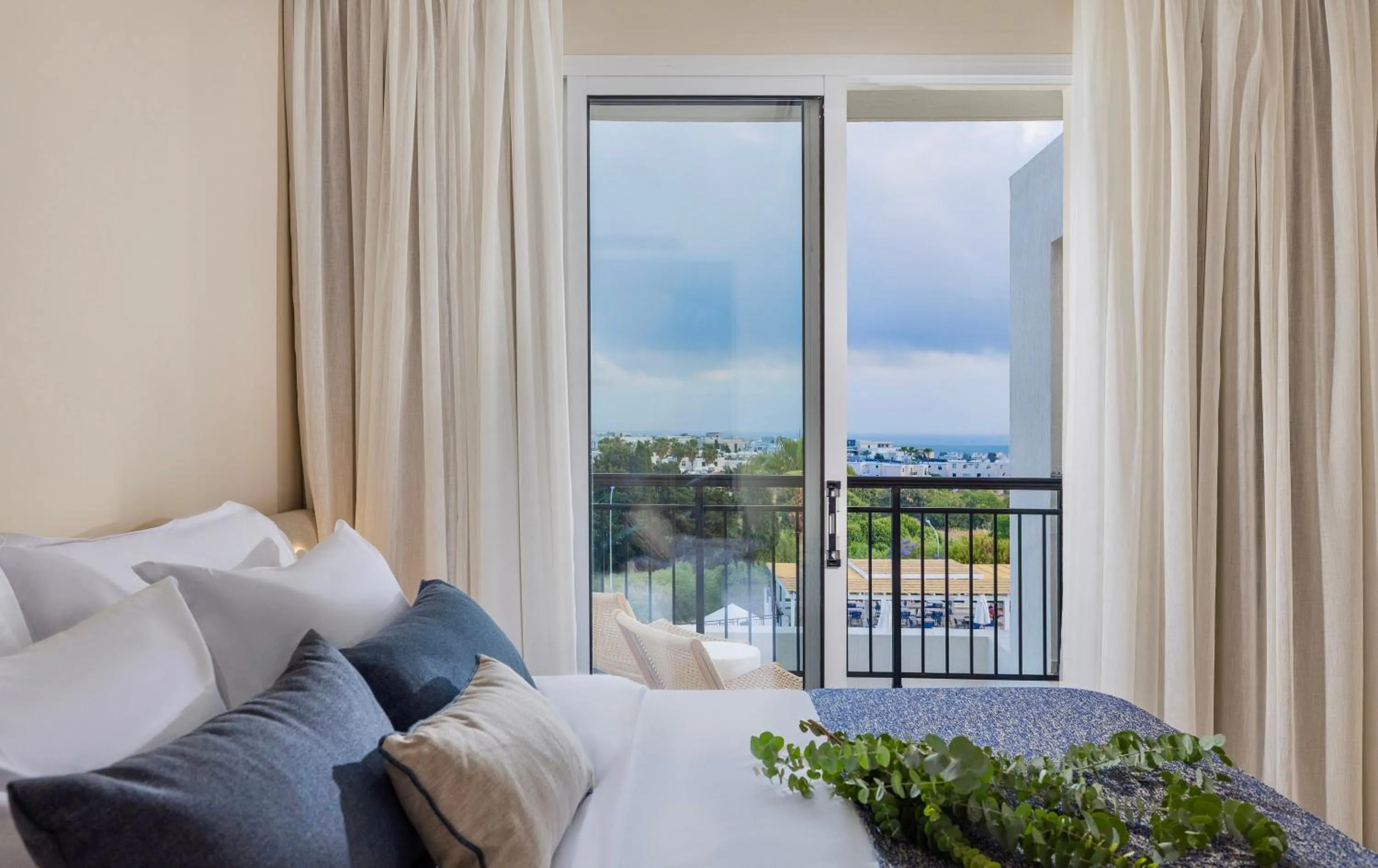 Bed in WellClub Resort - Wellness & SeaView Suites