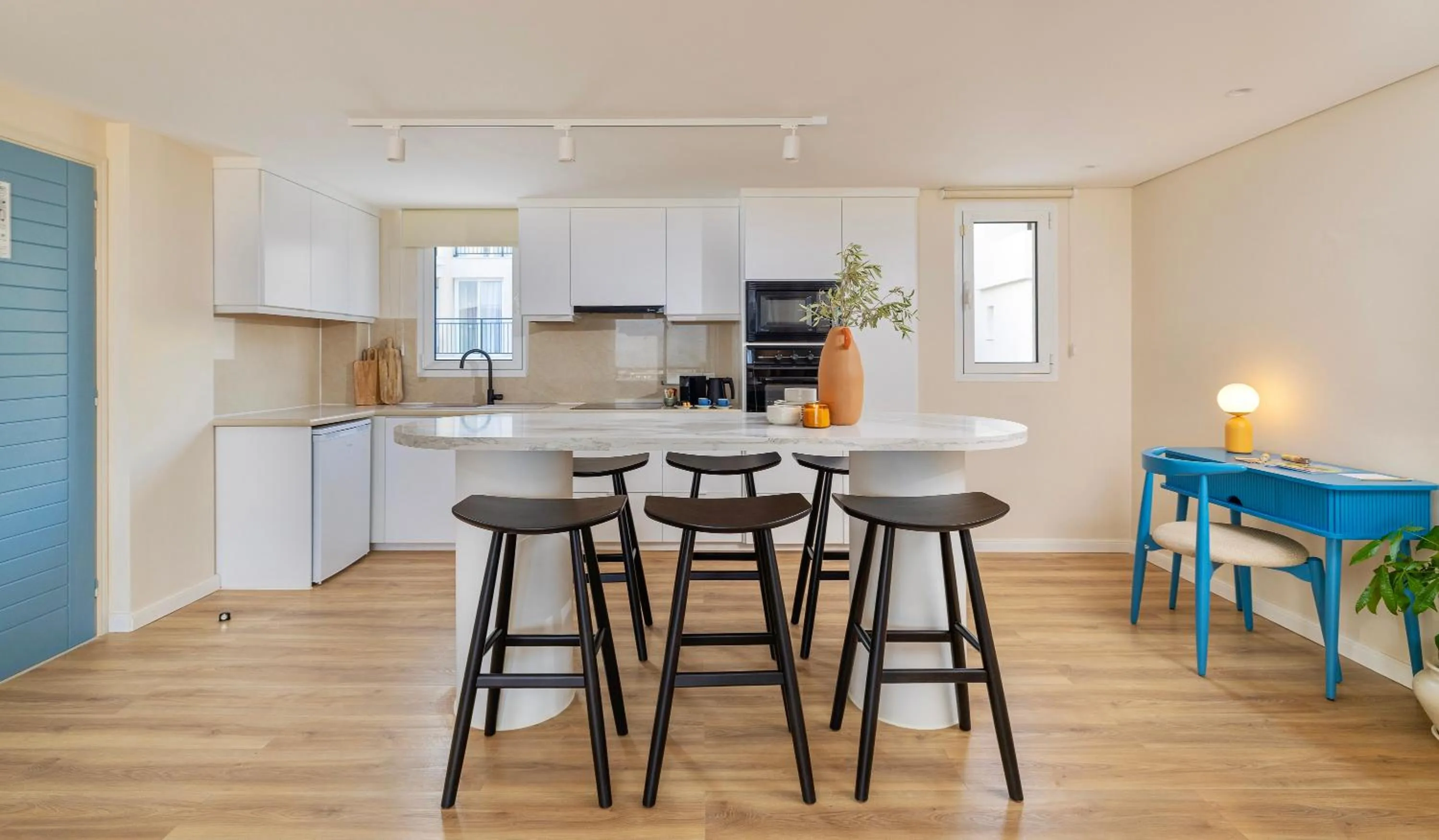 Kitchen or kitchenette in WellClub Resort - Wellness & SeaView Suites