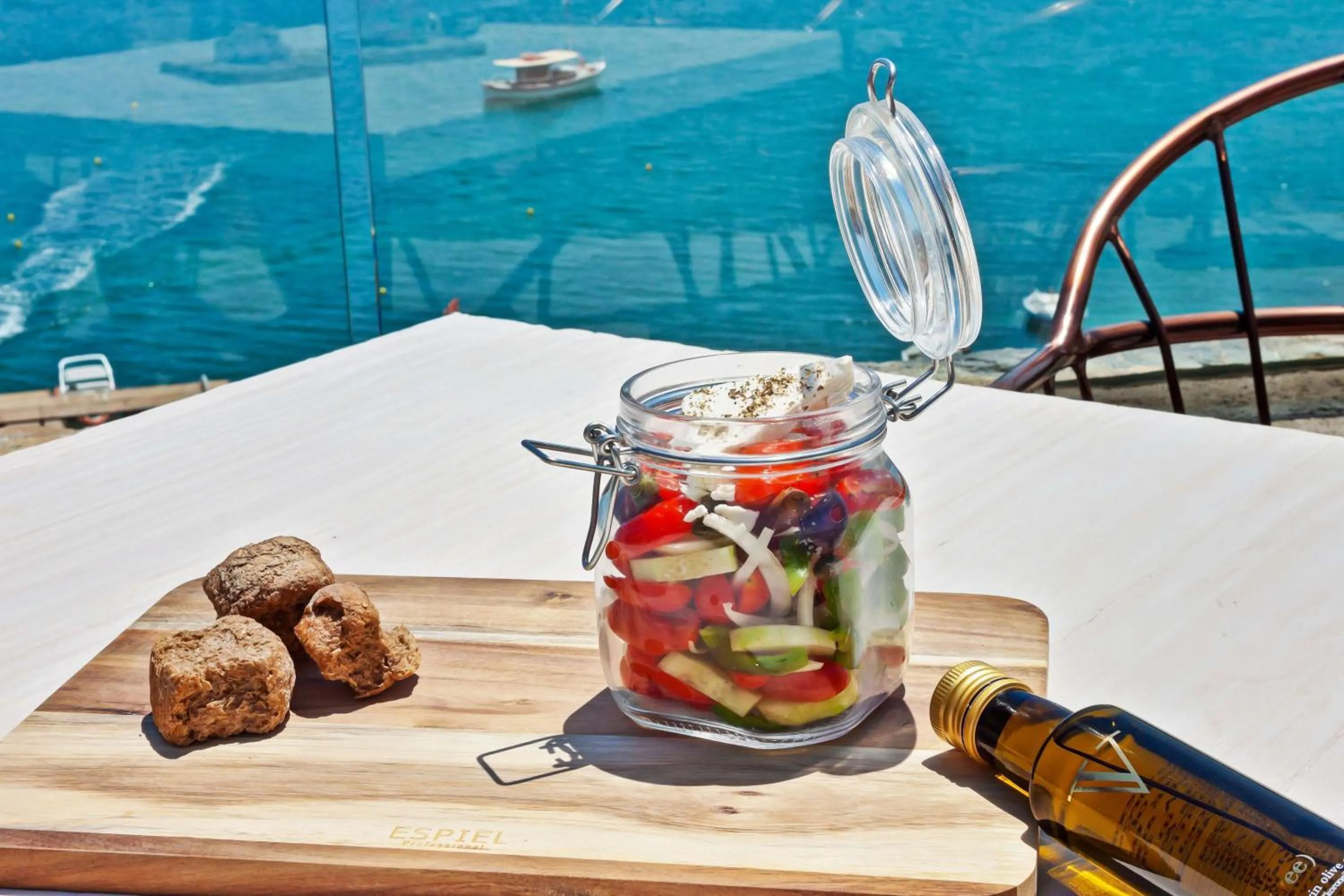 Food close-up in Royal Marmin Bay Boutique & Art Hotel