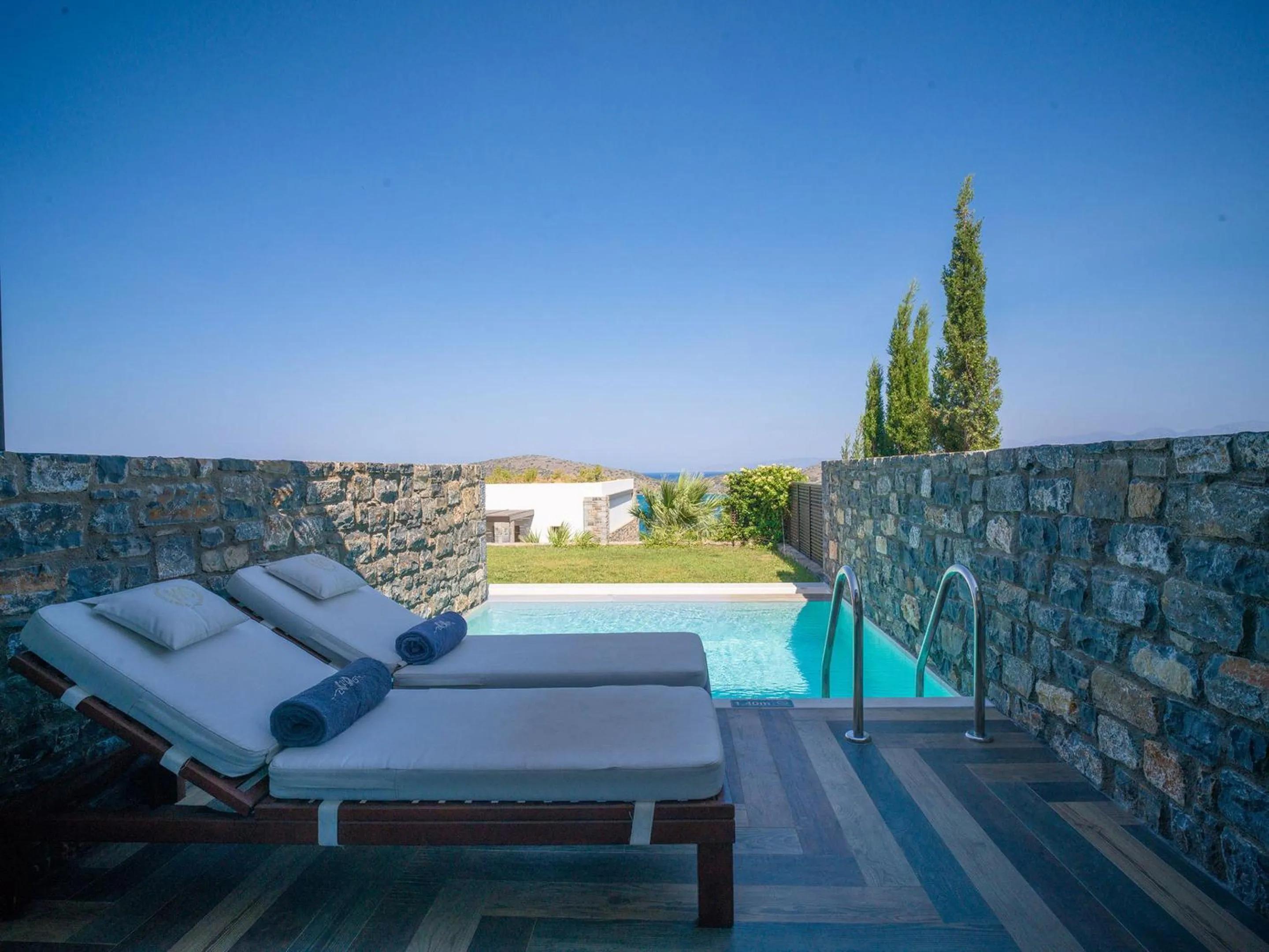 Pool view in Royal Marmin Bay Boutique & Art Hotel
